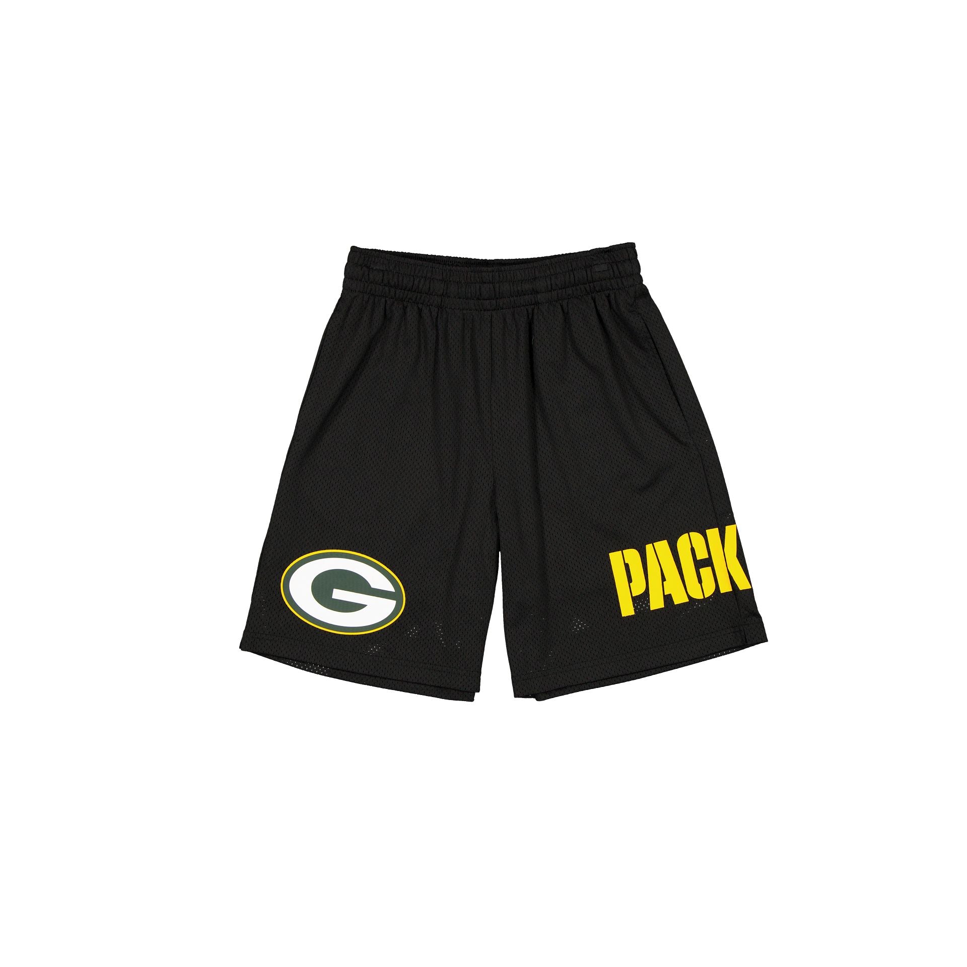 Short noir en maille Green Bay Packers