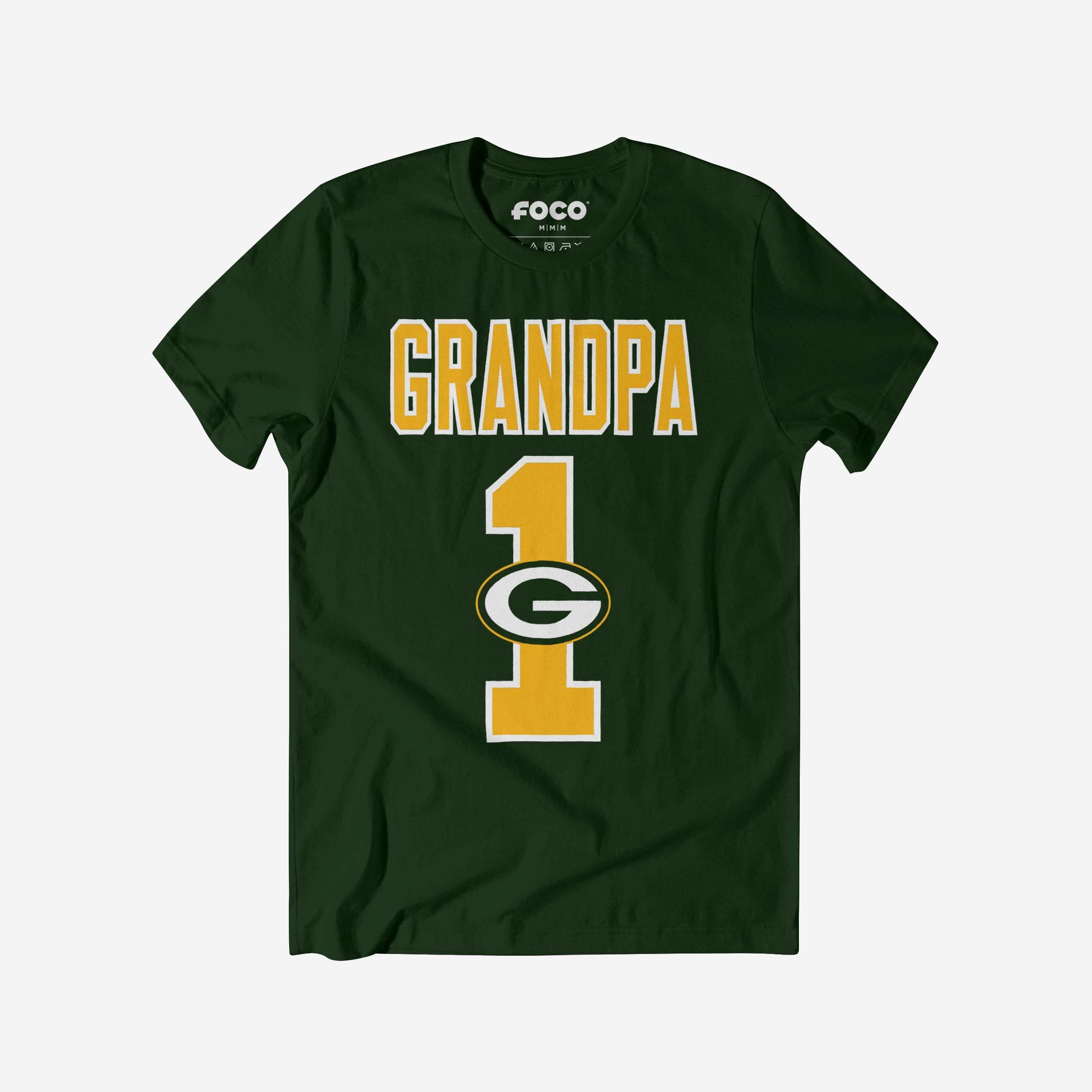 Green Bay Packers T-shirt grand-père numéro 1
