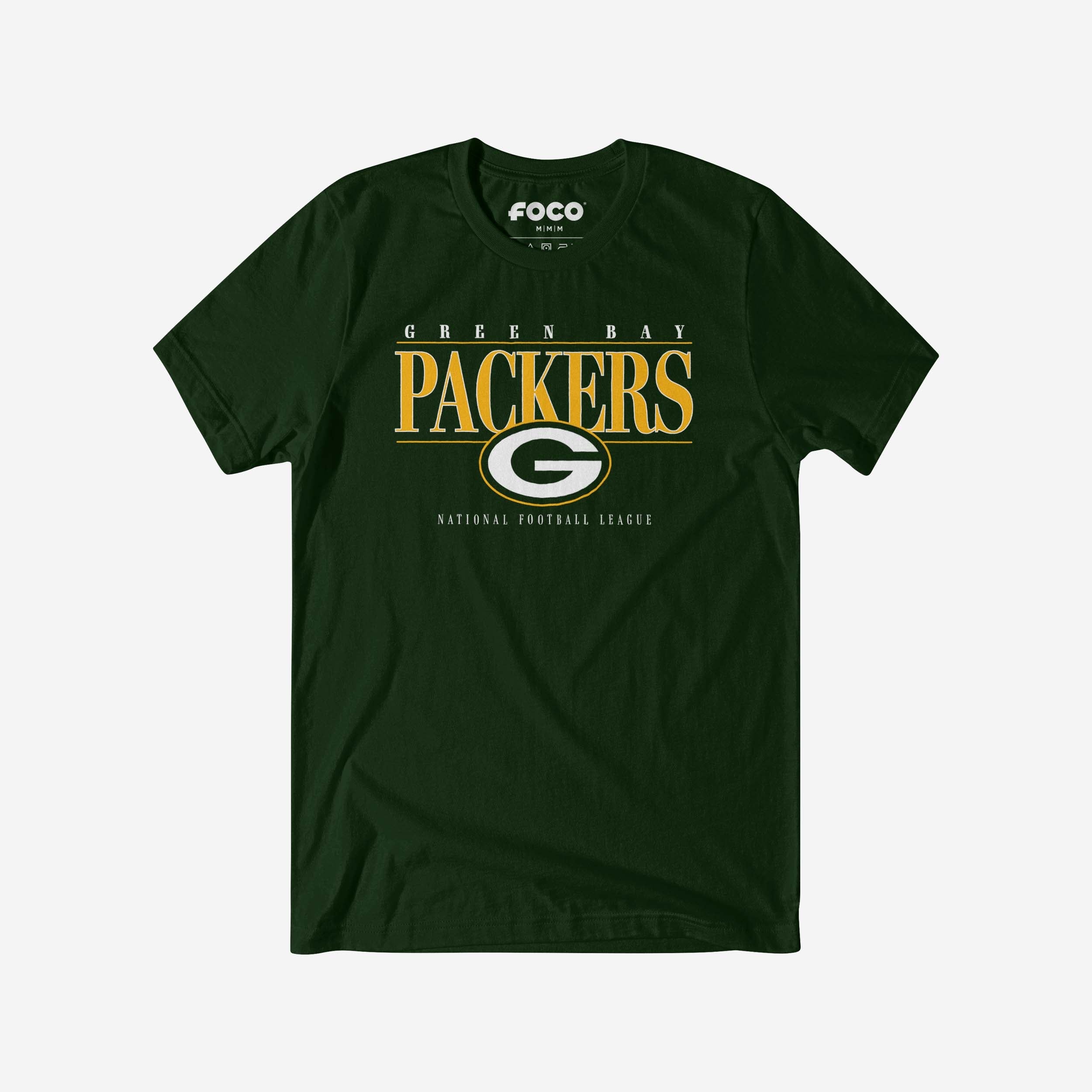 T-shirt à barre signature Green Bay Packers