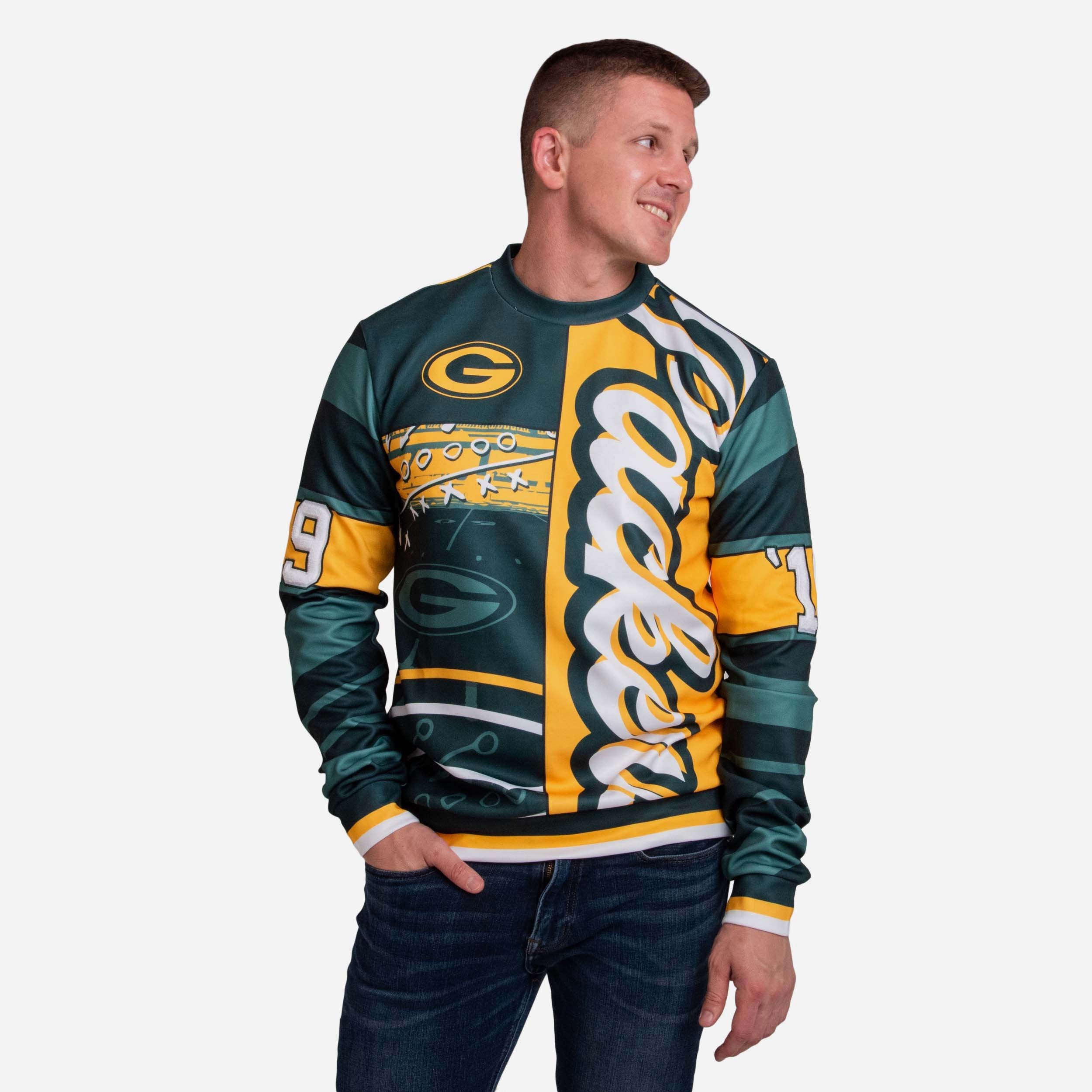 Chemise artistique de l'équipe Green Bay Packers