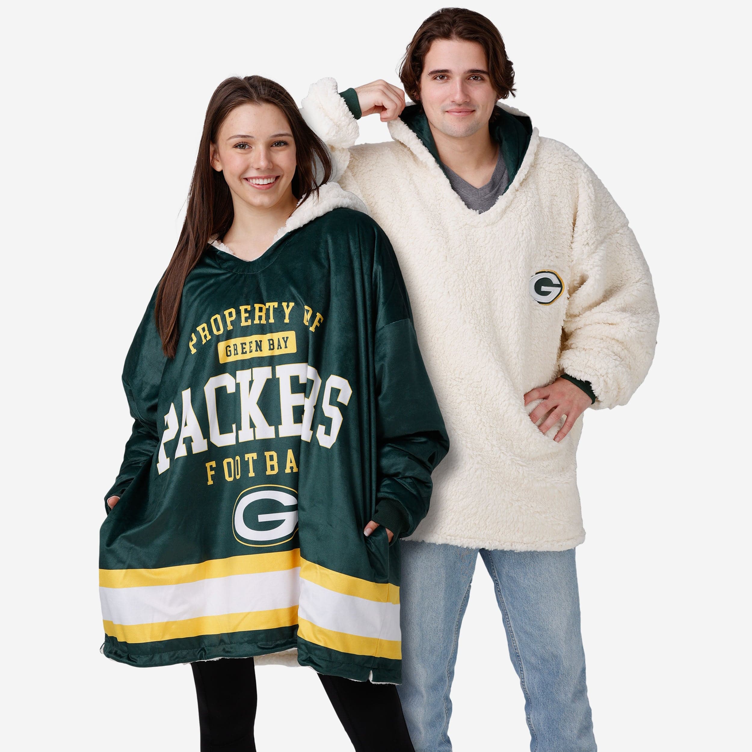 Propriété de couleur de l'équipe Green Bay Packers de Hoodeez