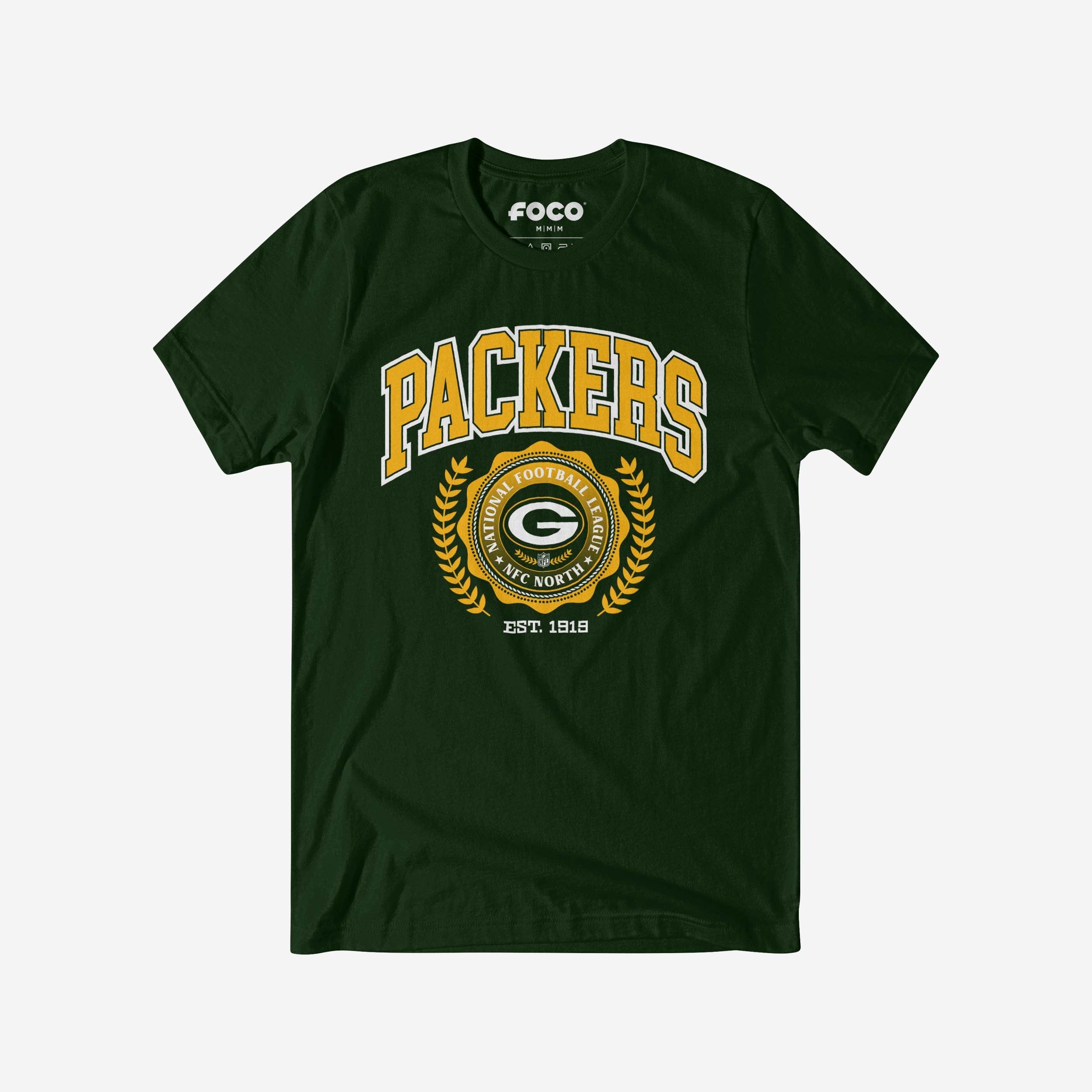 T-shirt à écusson de l'équipe Green Bay Packers