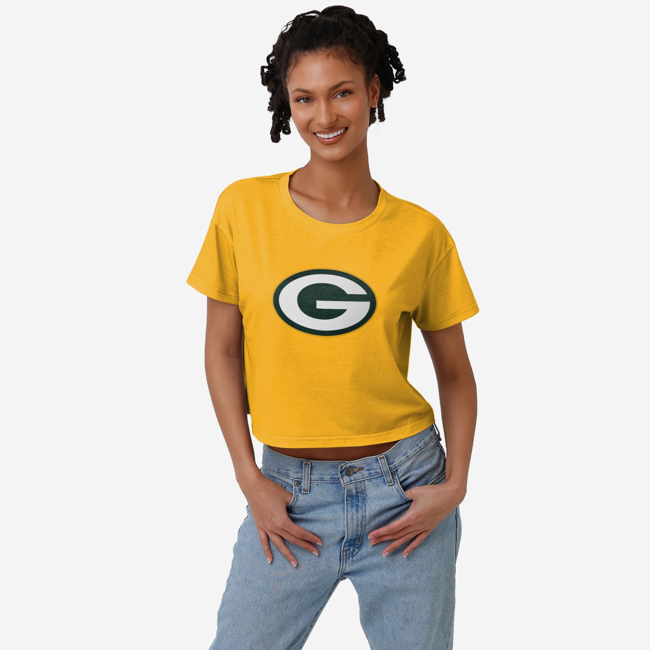 Green Bay Packers Haut court de couleur d'équipe alternative pour femmes