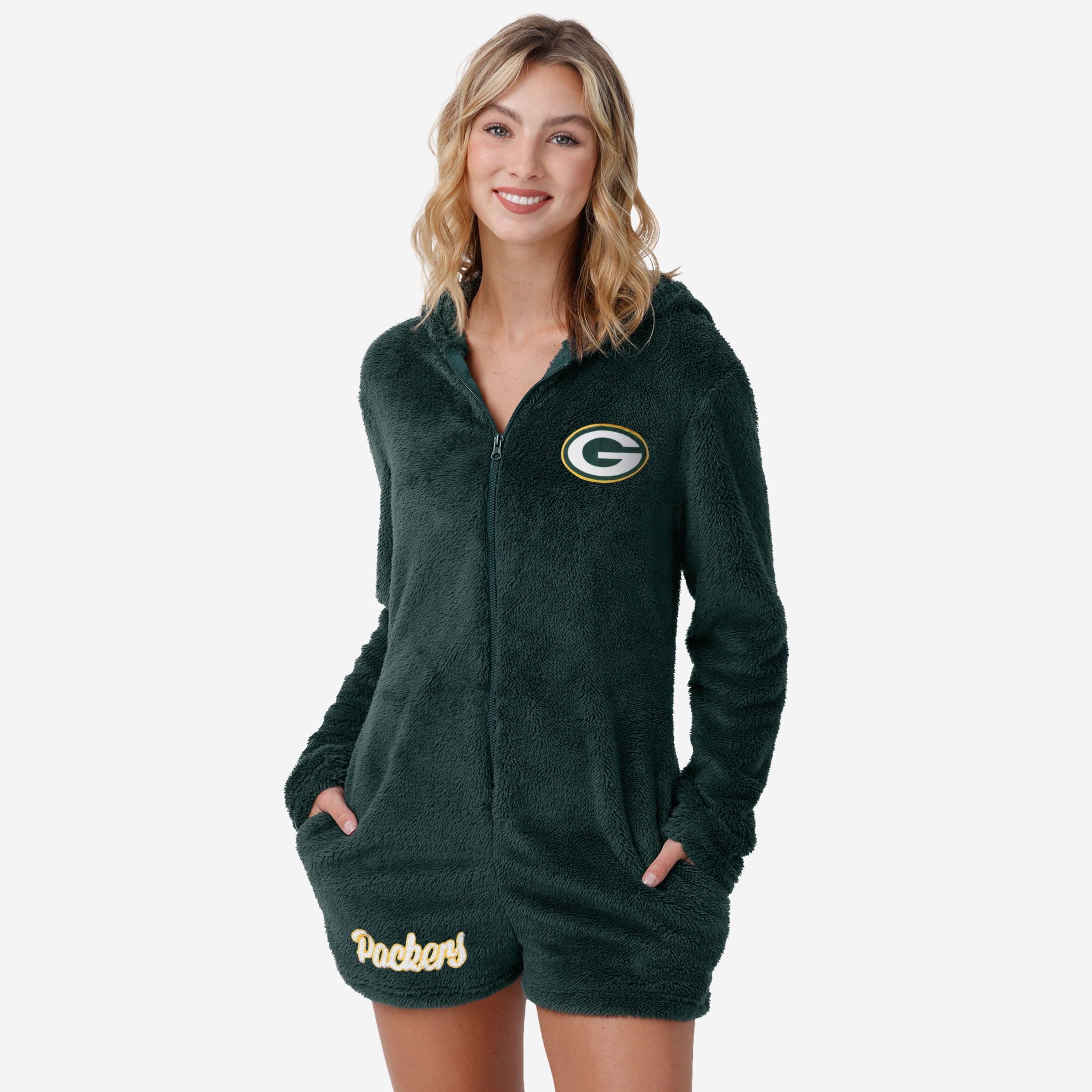 Green Bay Packers Pyjama une pièce court et confortable pour femme