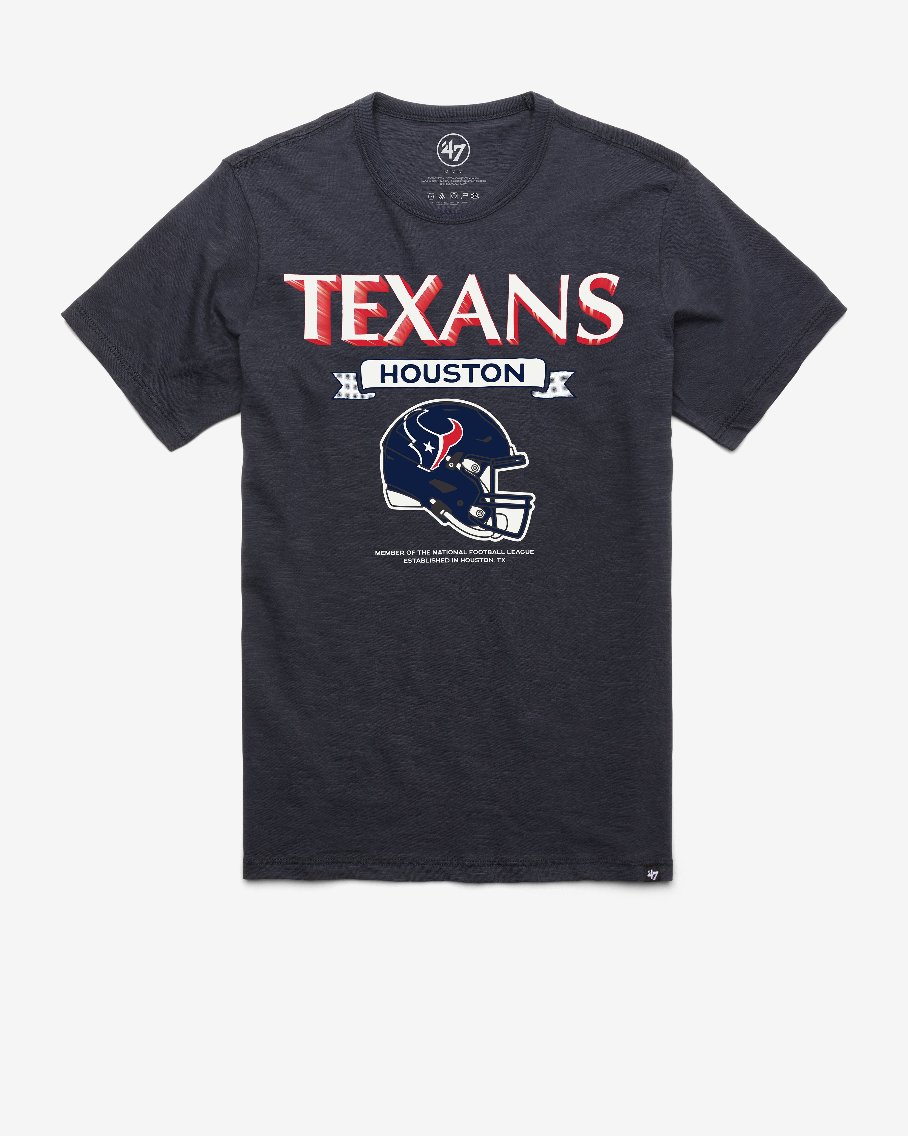 Houston Texans T-shirt SCRUM LONGUE DURÉE '47
