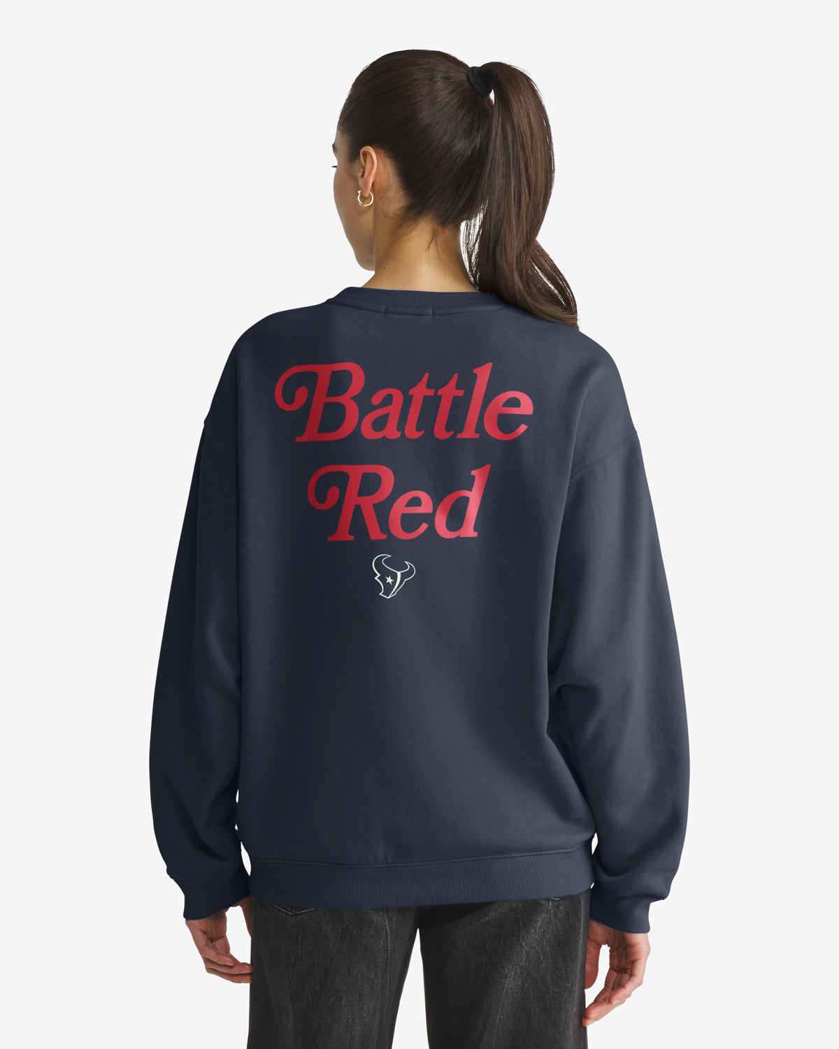 Houston Texans SHOUT IT OUT '47 OVERSIZED CREW FEMME