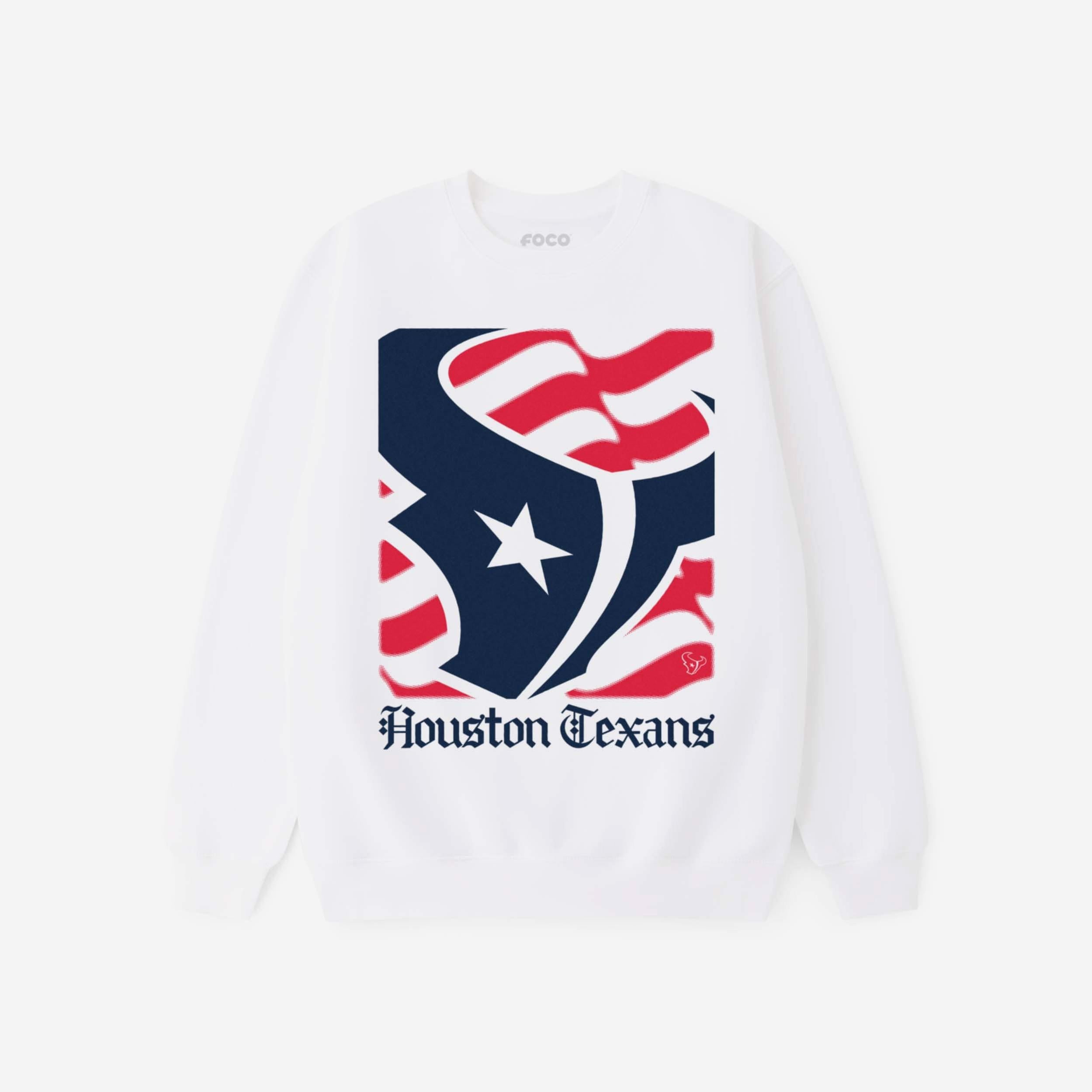 Houston Texans Sweat-shirt à col rond avec logo American Heritage