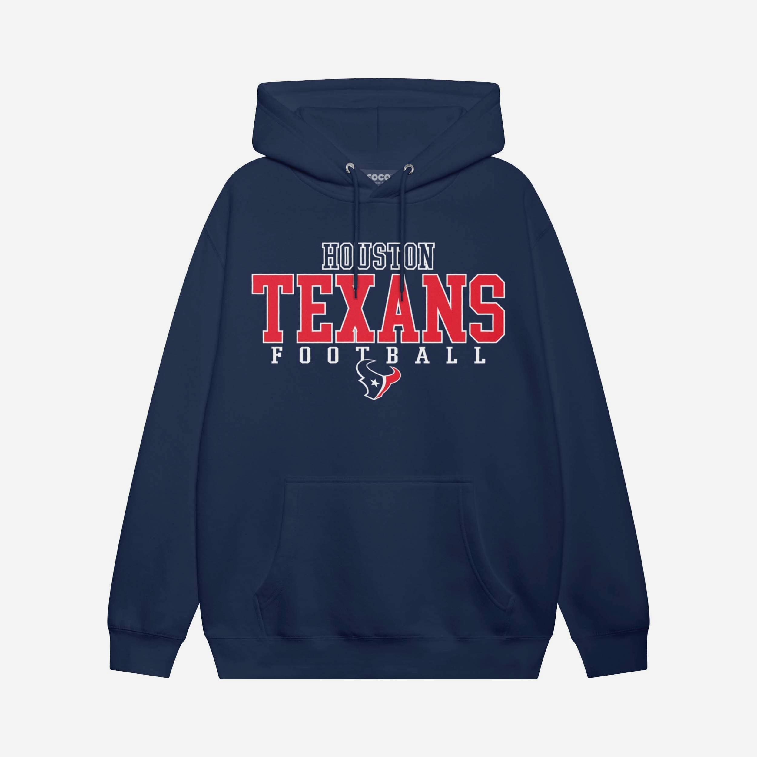 Houston Texans Sweat à capuche avec logo de football