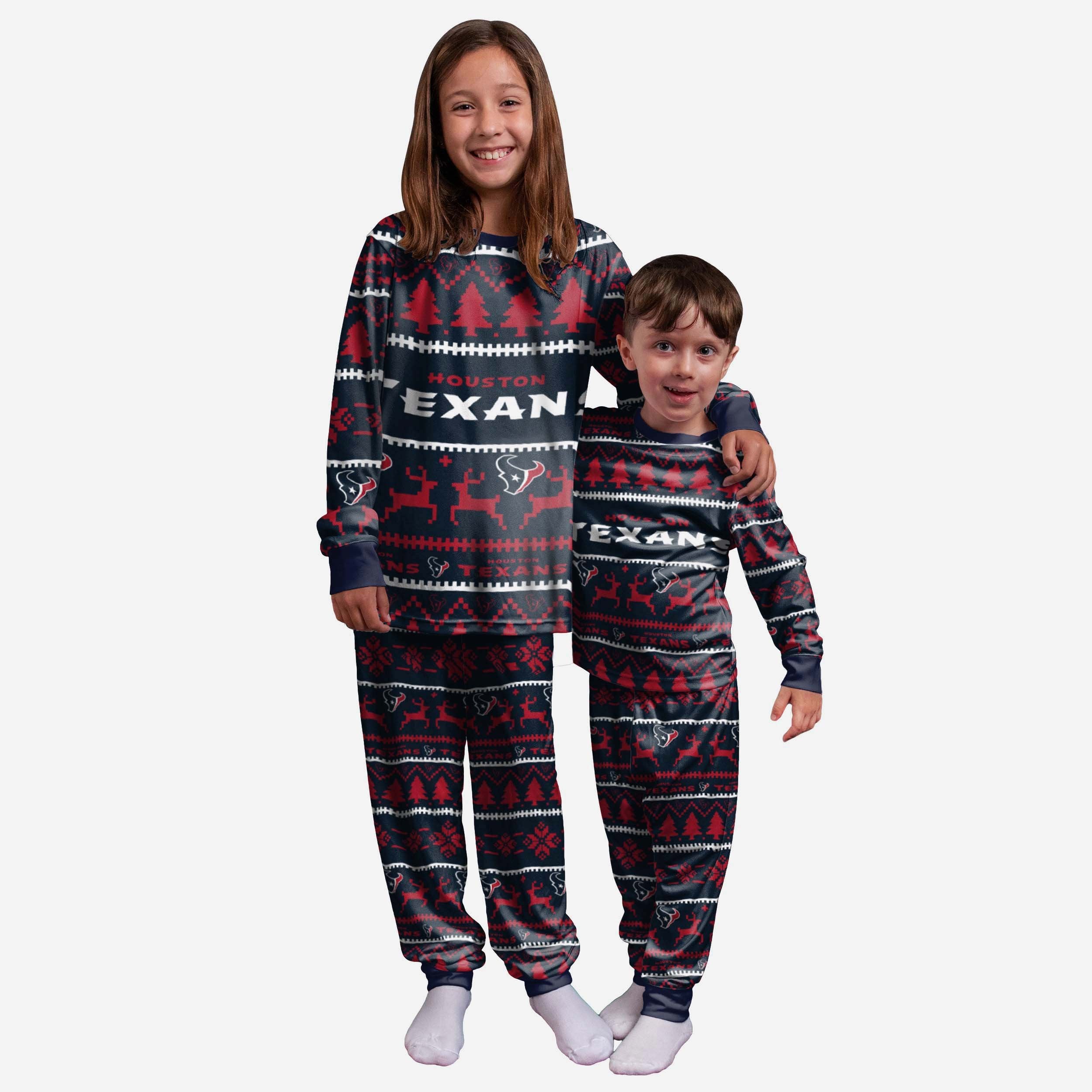 Houston Texans Pyjama de vacances en famille pour jeunes