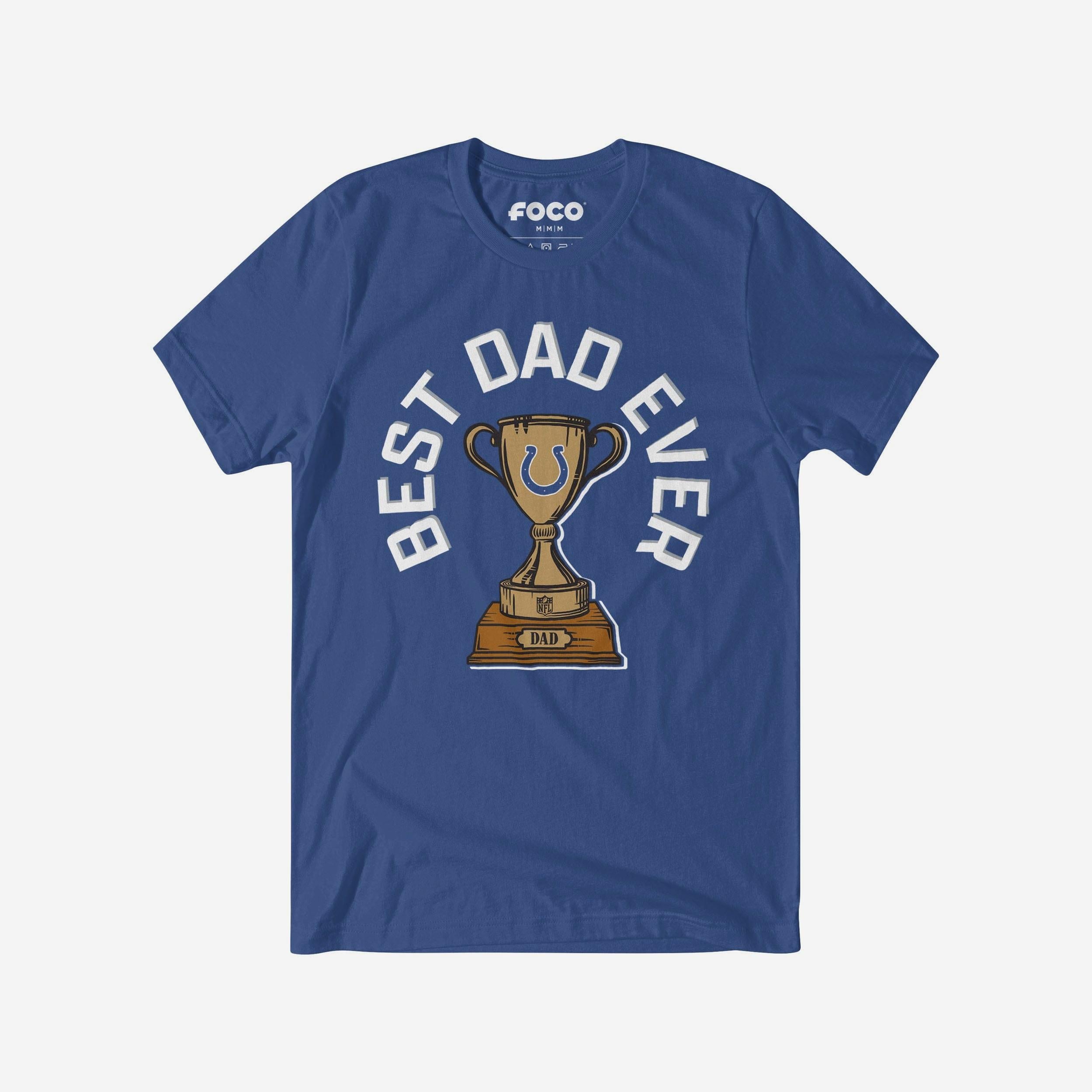 Indianapolis Colts T-shirt Trophée du meilleur papa de tous les temps