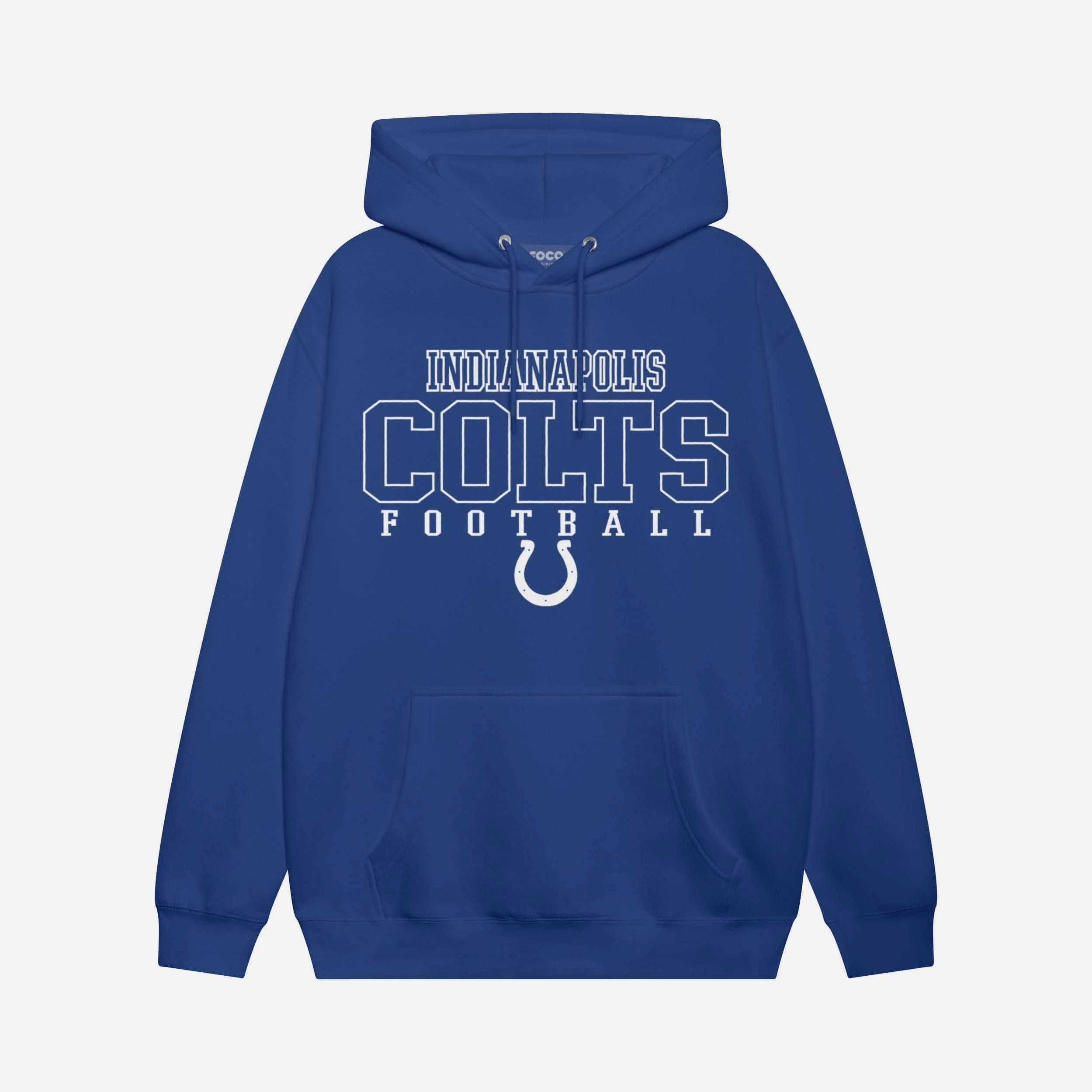 Indianapolis Colts Sweat à capuche avec logo de football