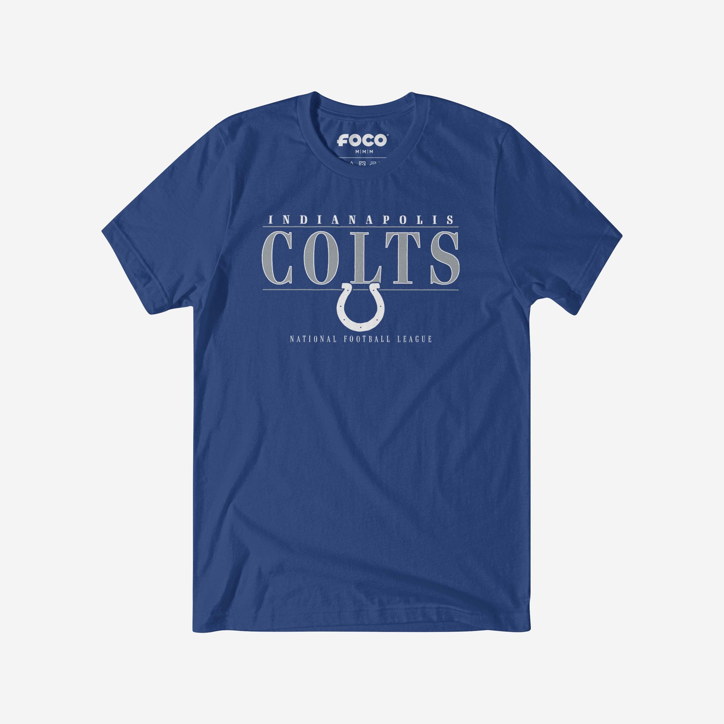 T-shirt à barre signature Indianapolis Colts