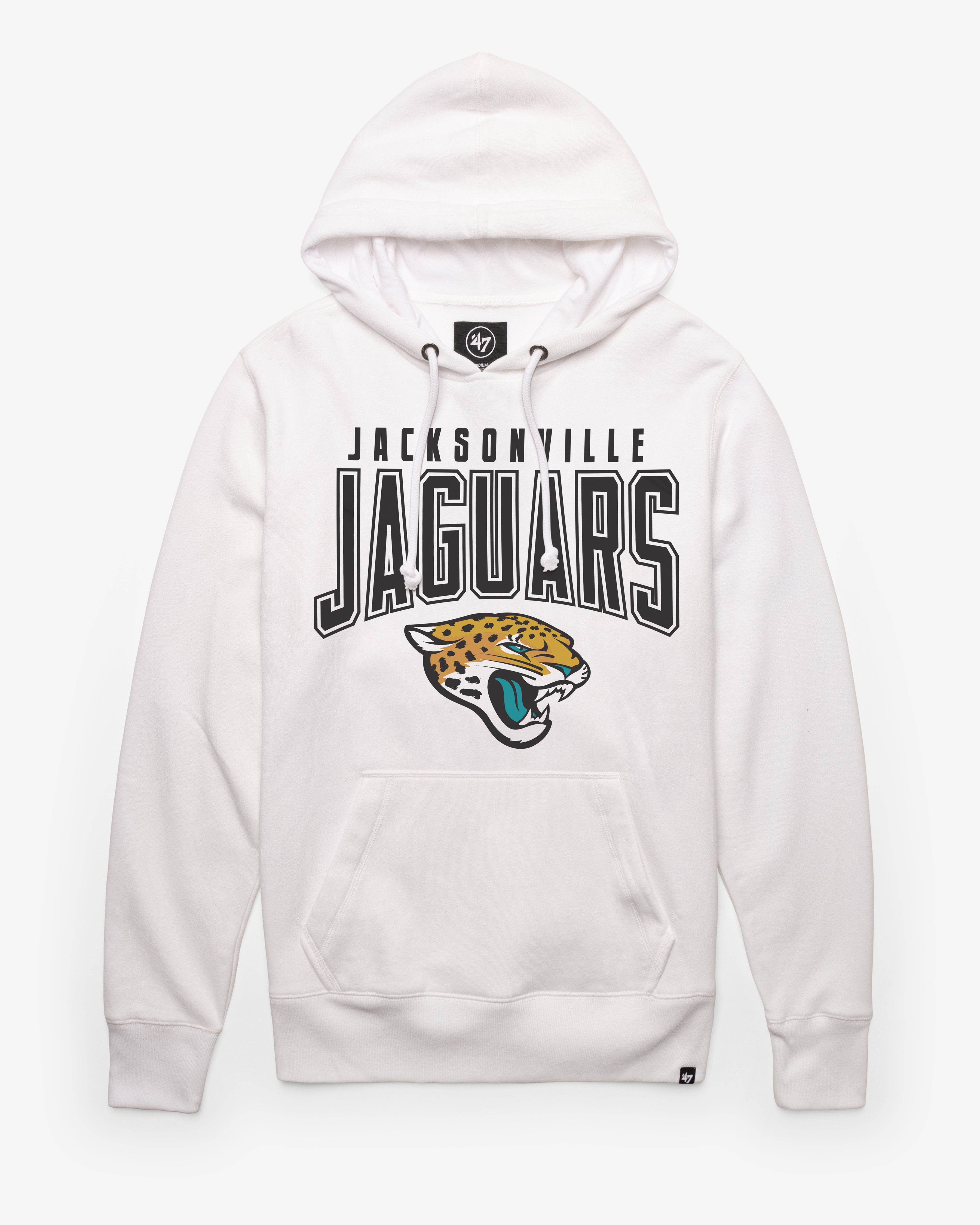 Jacksonville Jaguars ÉLÉMENTS DE L'ÉQUIPE ARCH '47 HEADLINE HOOD