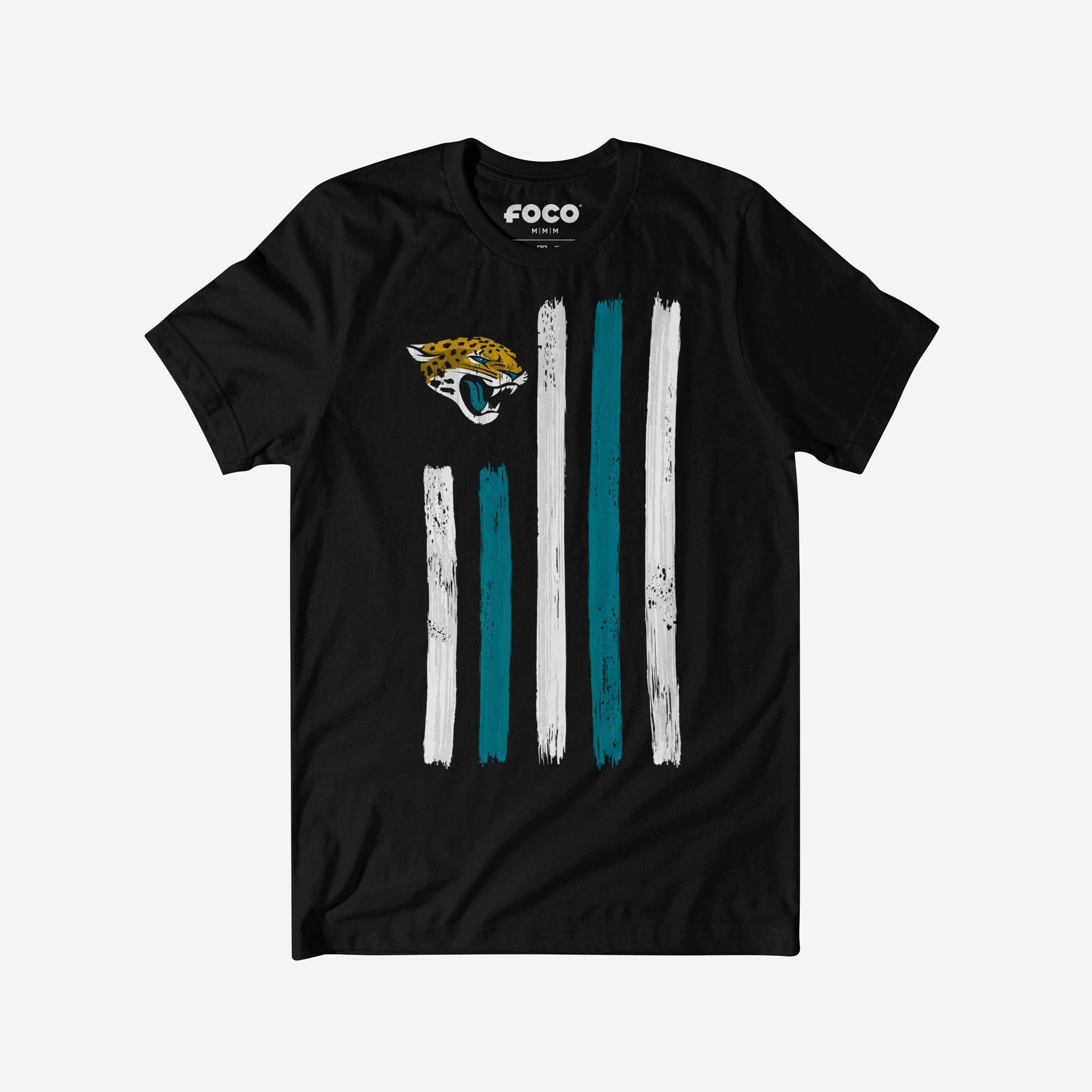 Jacksonville Jaguars T-shirt drapeau coup de pinceau