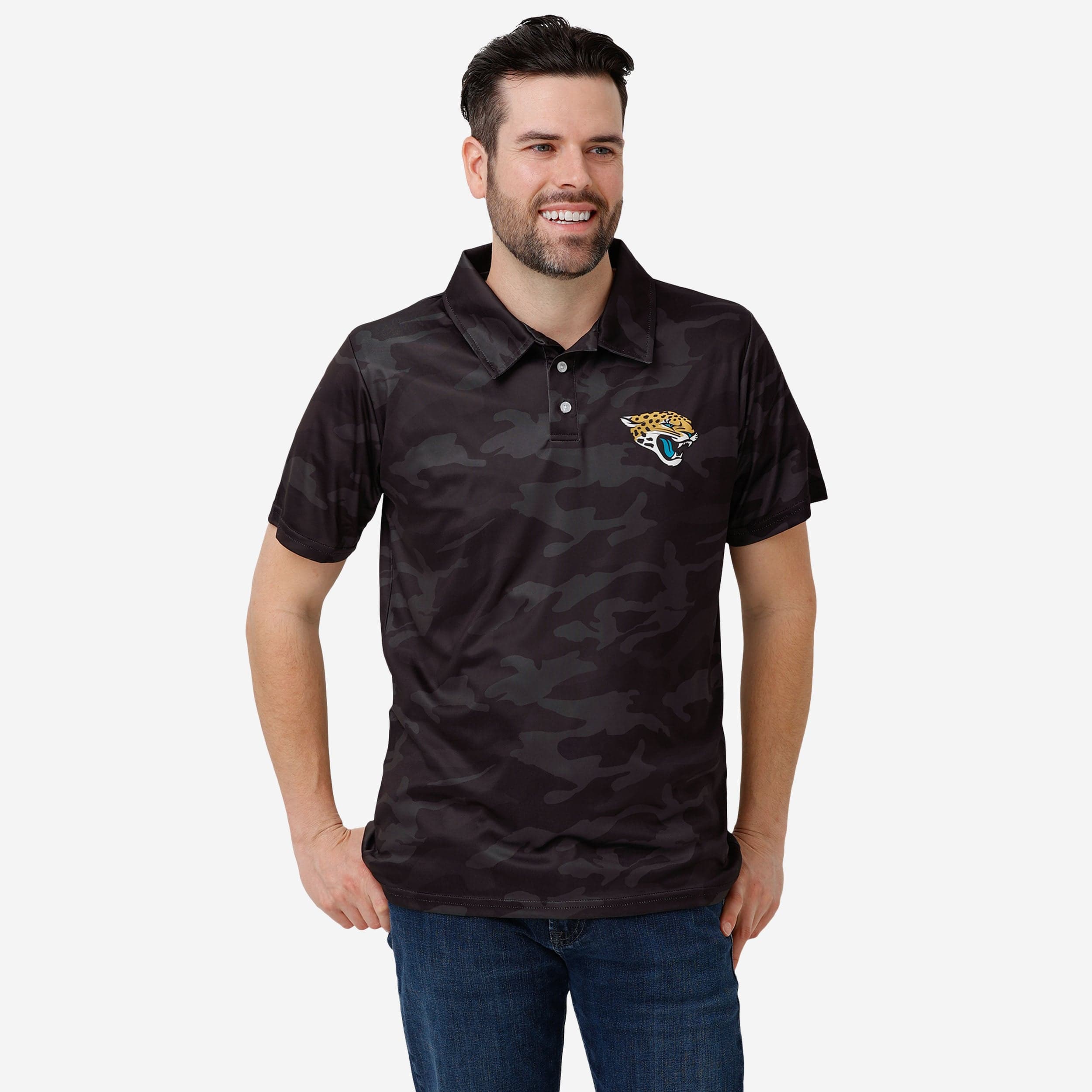 Jacksonville Jaguars Polo en polyester camouflage couleur
