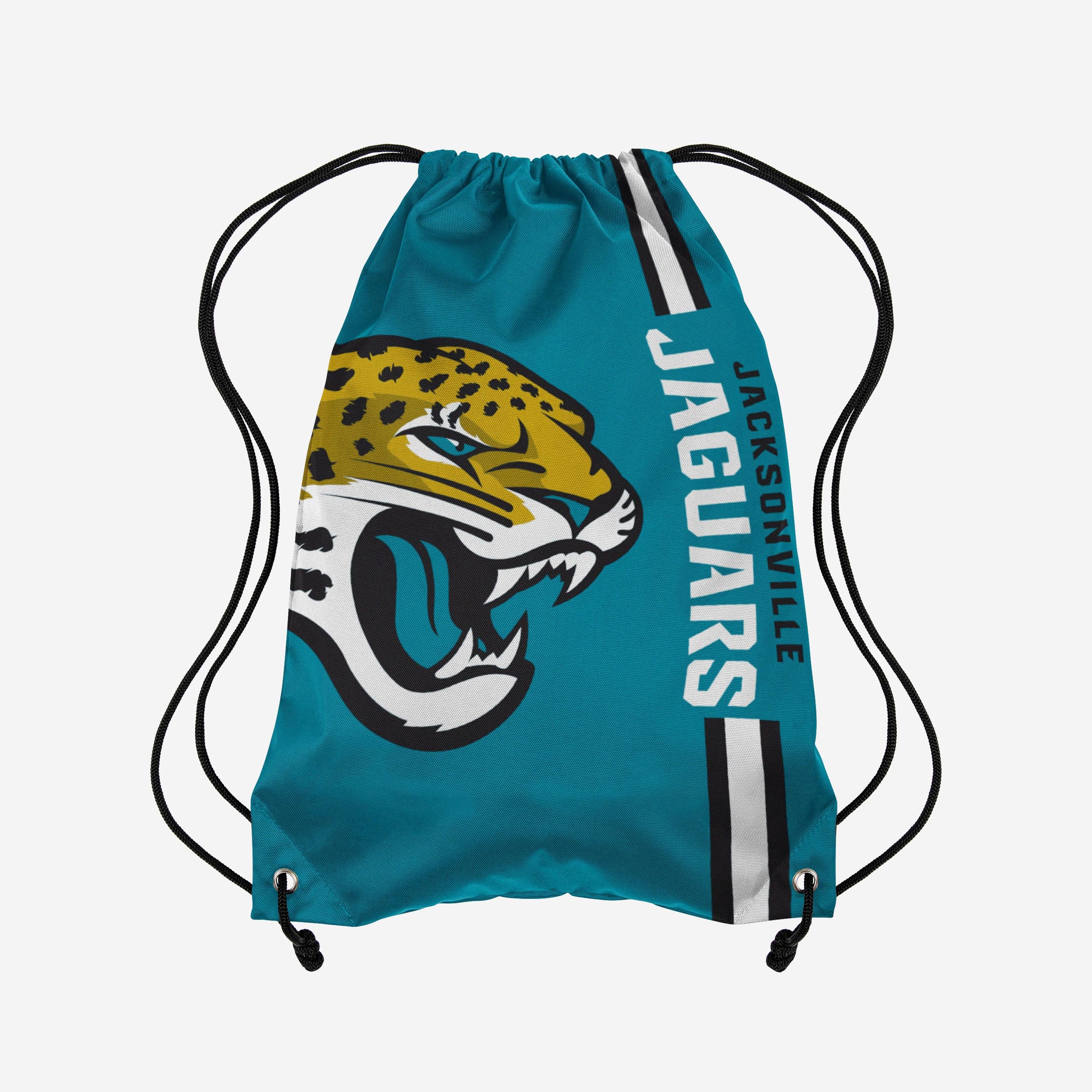 Jacksonville Jaguars Sac à dos à cordon de serrage avec grand logo de couleur alternative verte