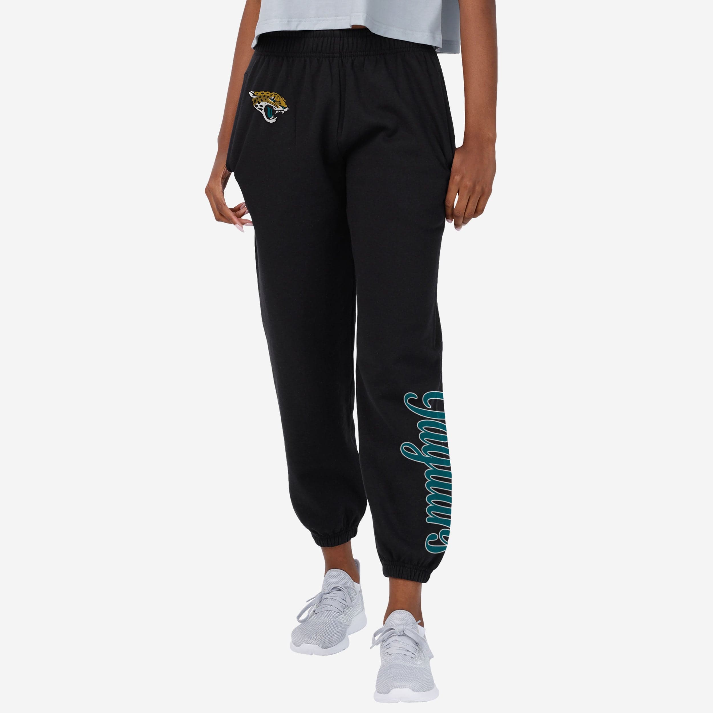 Jacksonville Jaguars Pantalon de survêtement couleur équipe avec mot-symbole pour femmes