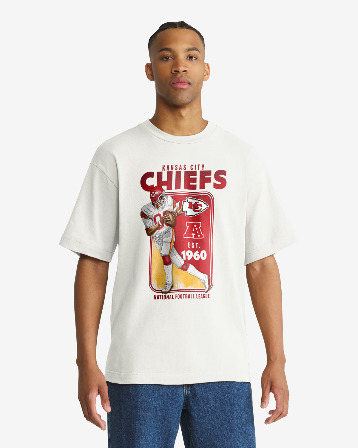 Kansas City Chiefs T-SHIRT FONDATION PLAYBRUSH '47