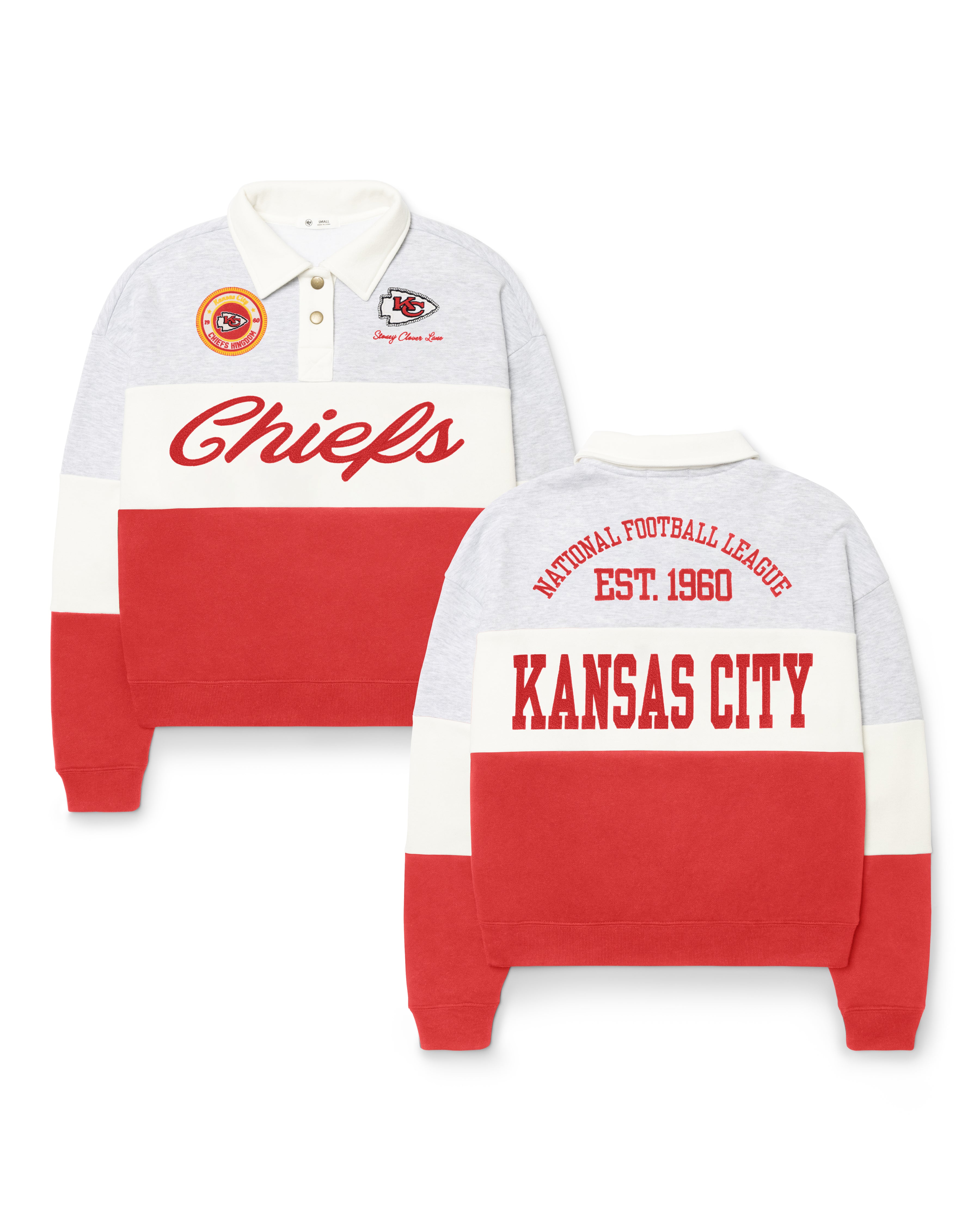 Kansas City Chiefs SWEAT-SHIRT DE RUGBY STONEY CLOVER LANE X '47