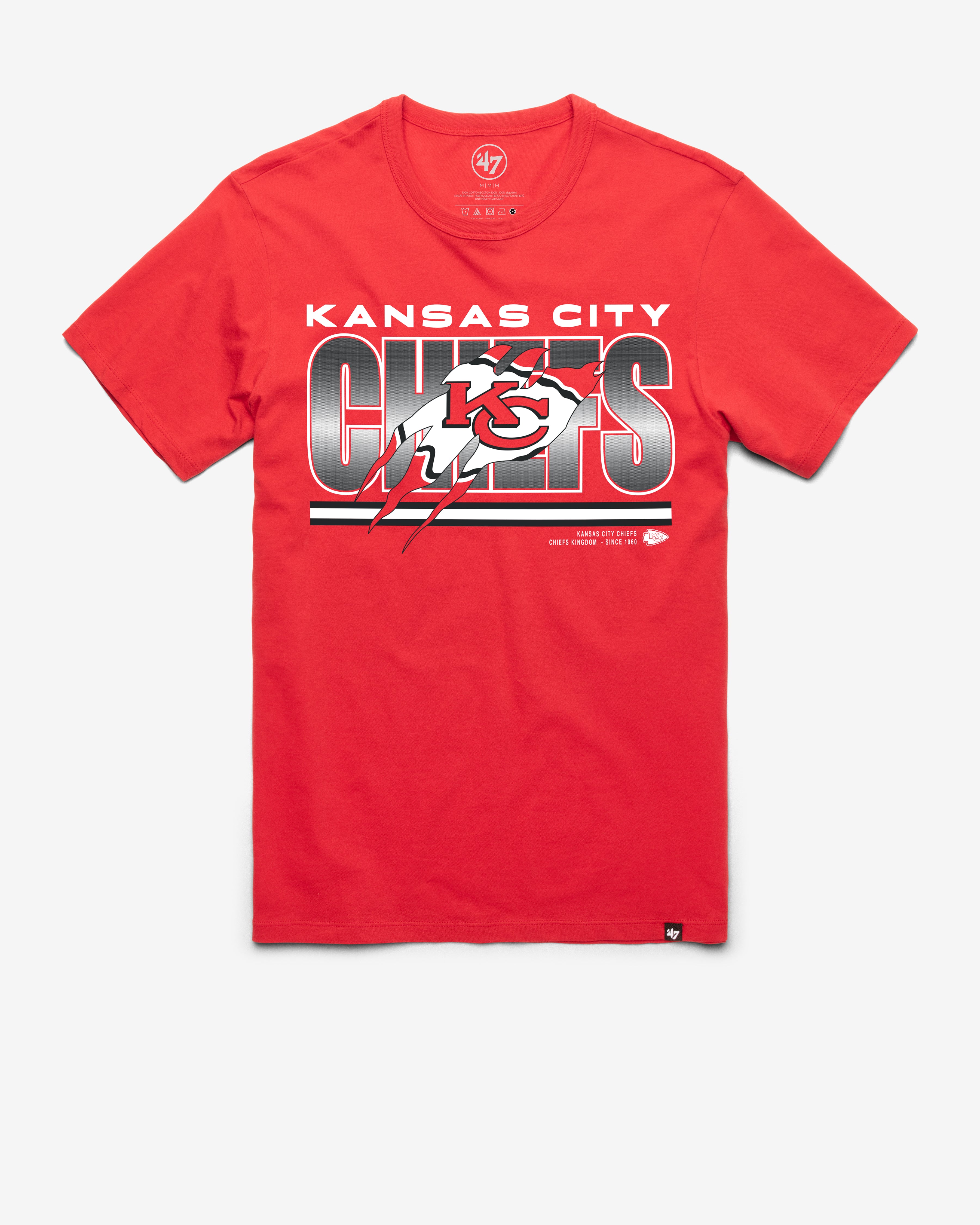 Kansas City Chiefs T-SHIRT THUNDER RIP '47 FRANKLIN