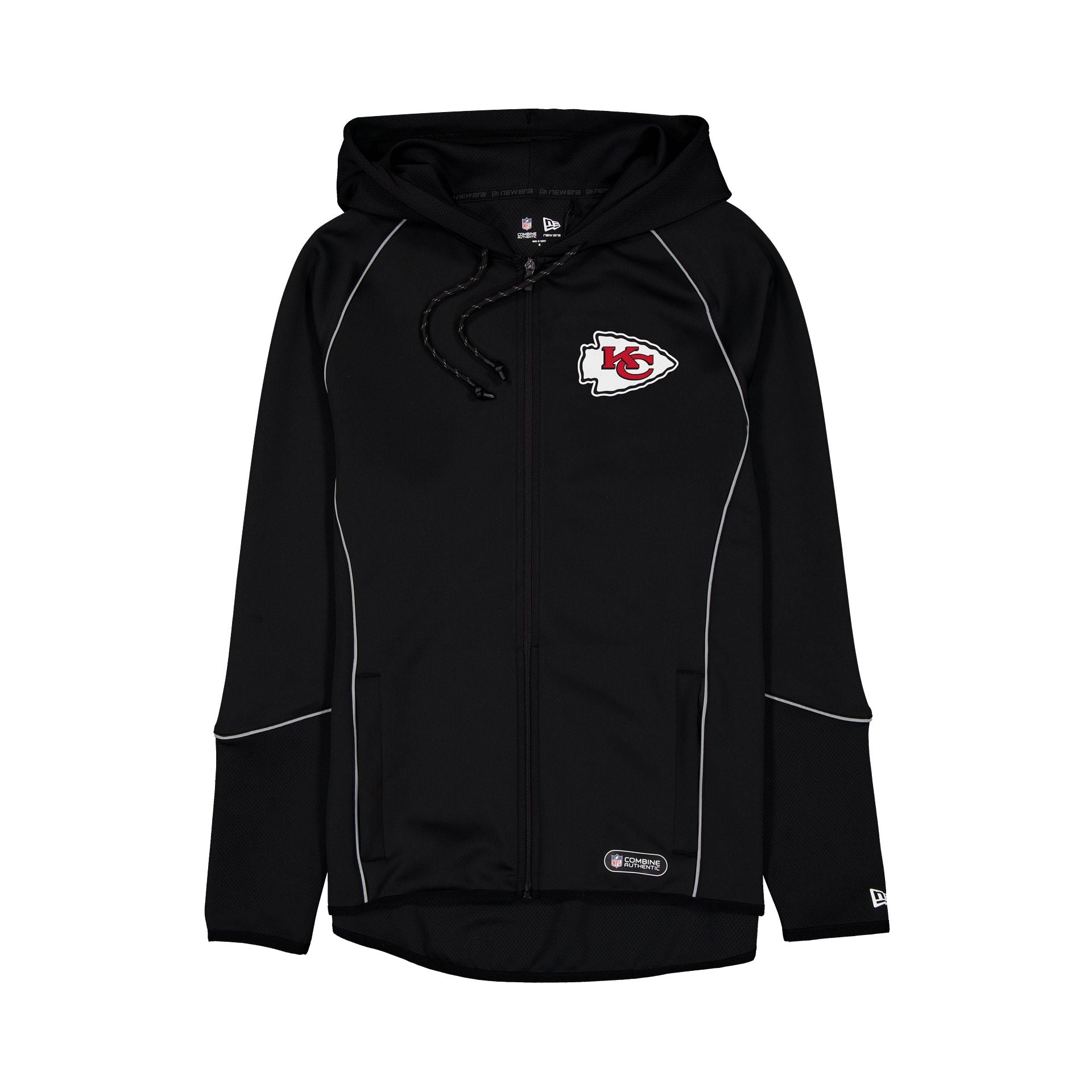 Kansas City Chiefs Sweat à capuche combiné entièrement zippé accentué