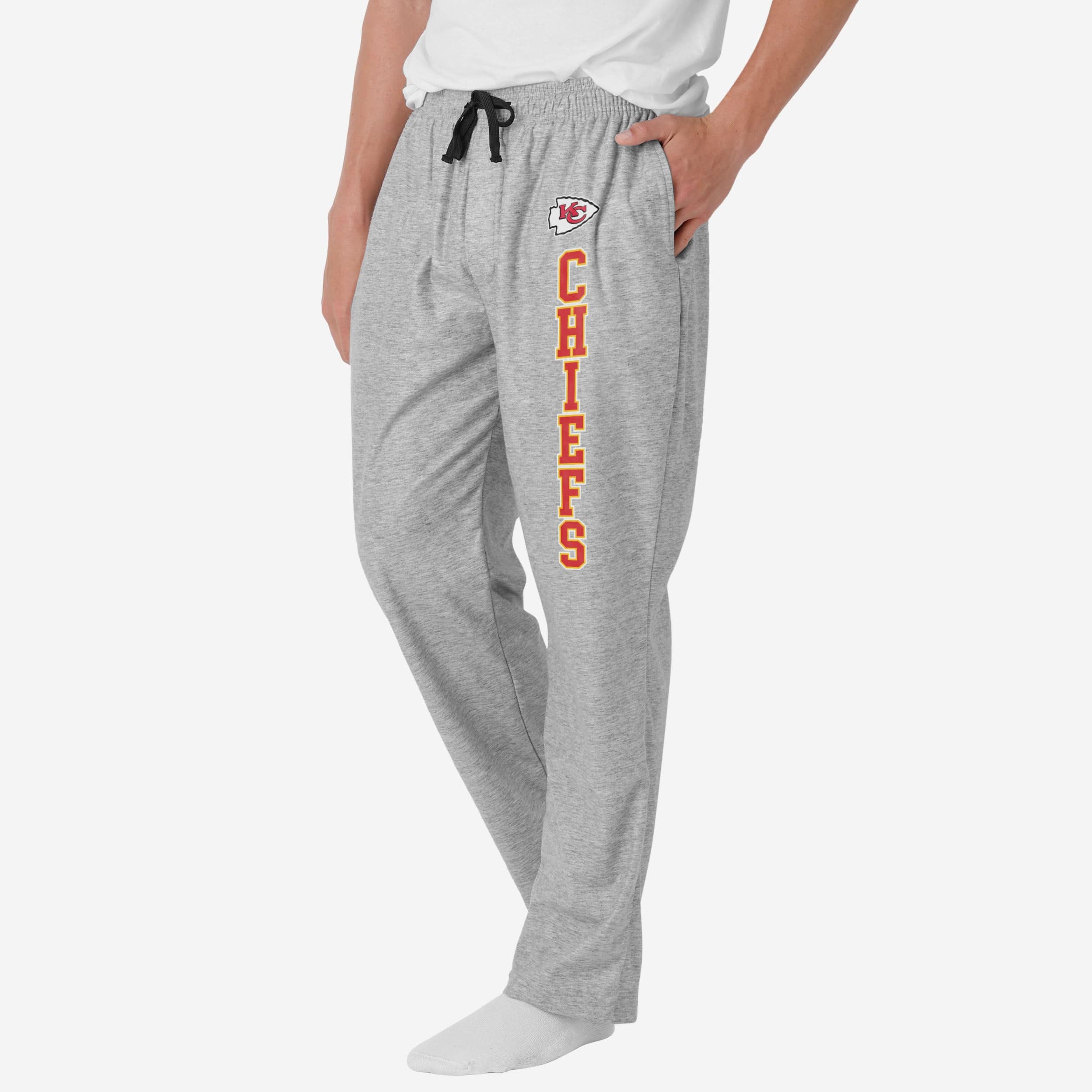 Kansas City Chiefs Pantalon de détente gris athlétique