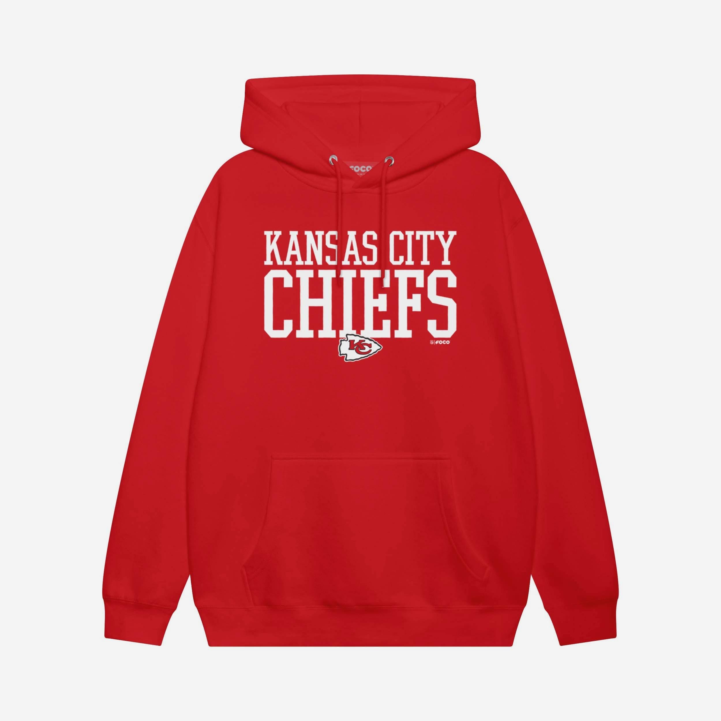 Kansas City Chiefs Sweat à capuche avec mot en gras