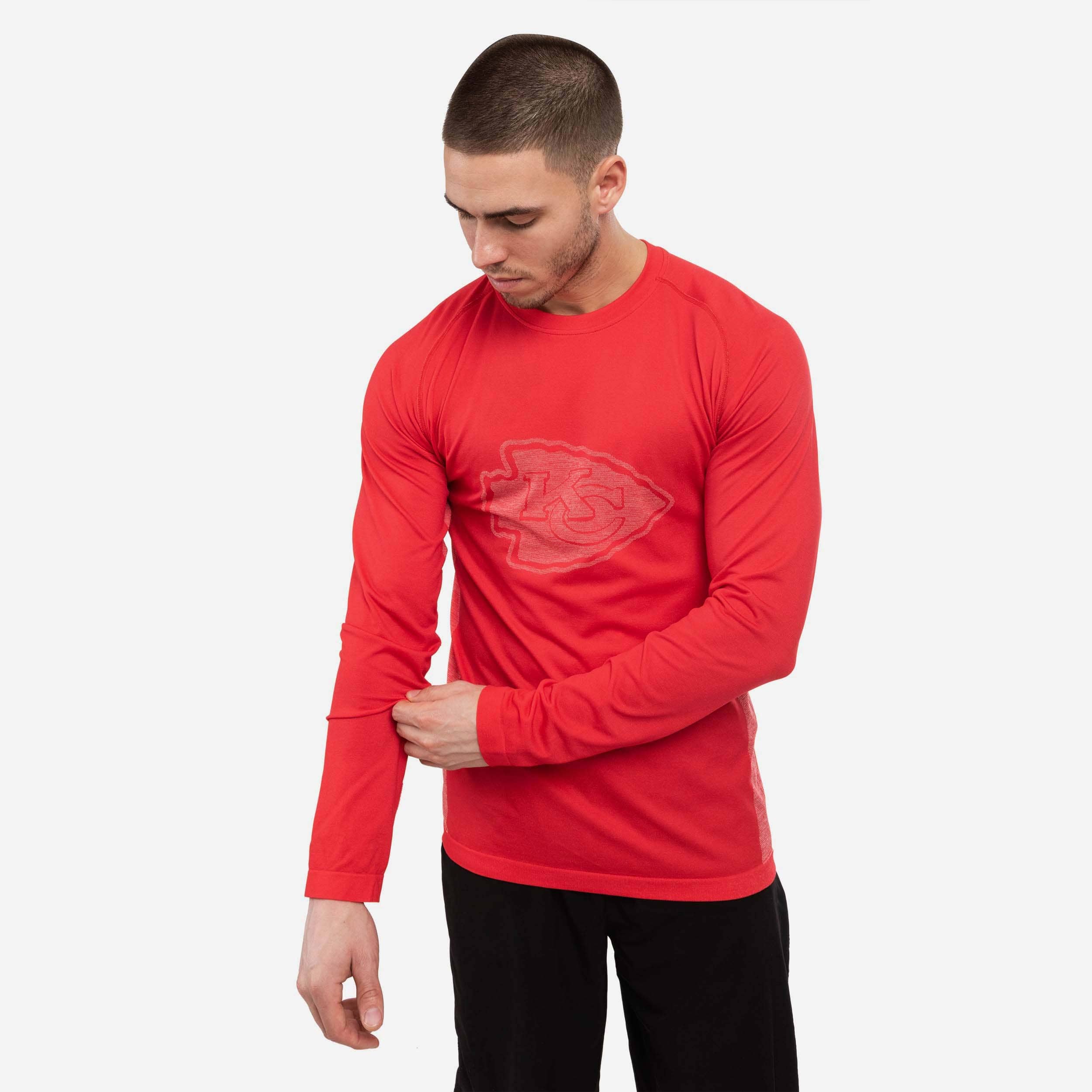 Kansas City Chiefs Chemise Performance Pride à manches longues