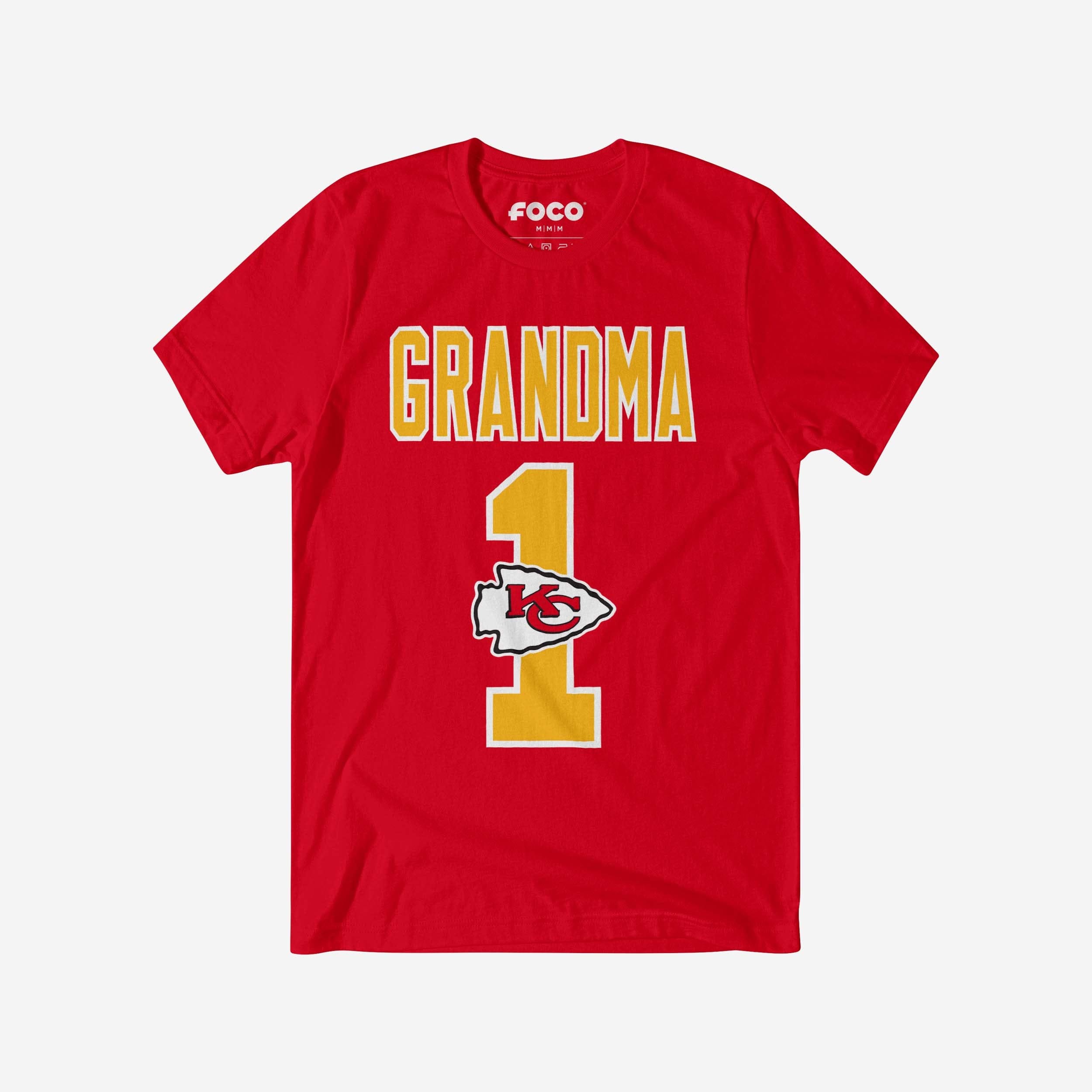 Kansas City Chiefs T-shirt grand-mère numéro 1
