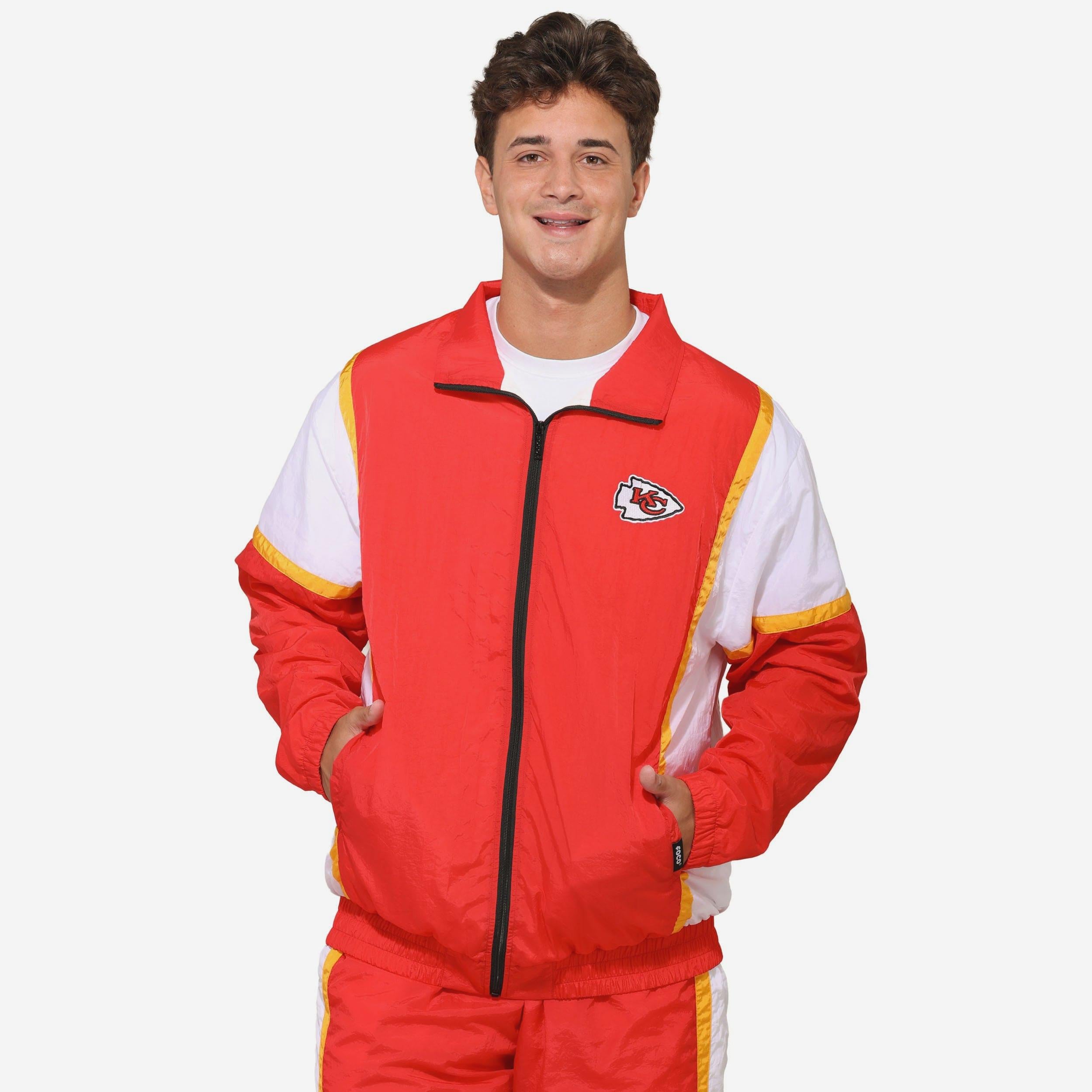 Kansas City Chiefs Veste Gameday en nylon froissé