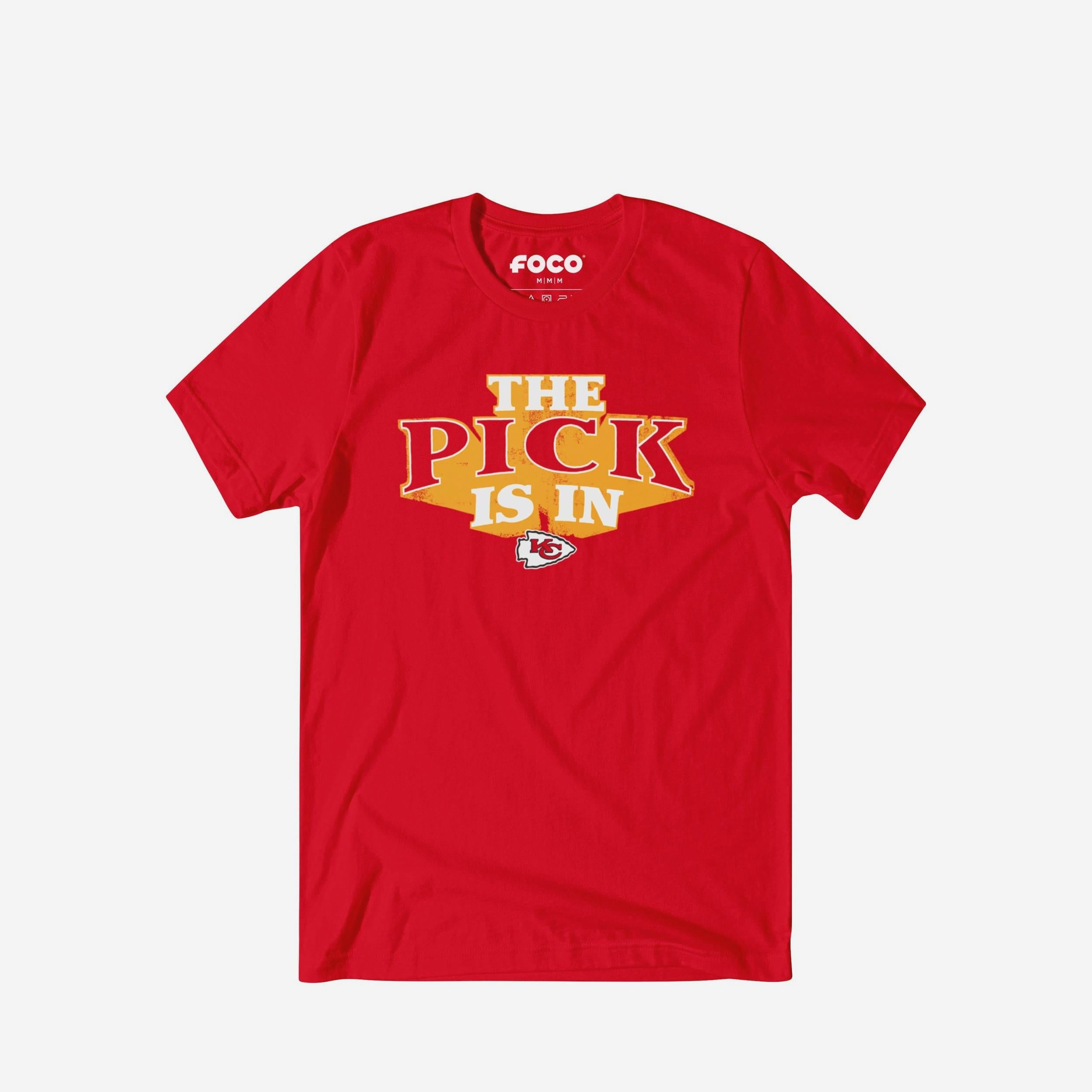 Le choix Kansas City Chiefs est en t-shirt