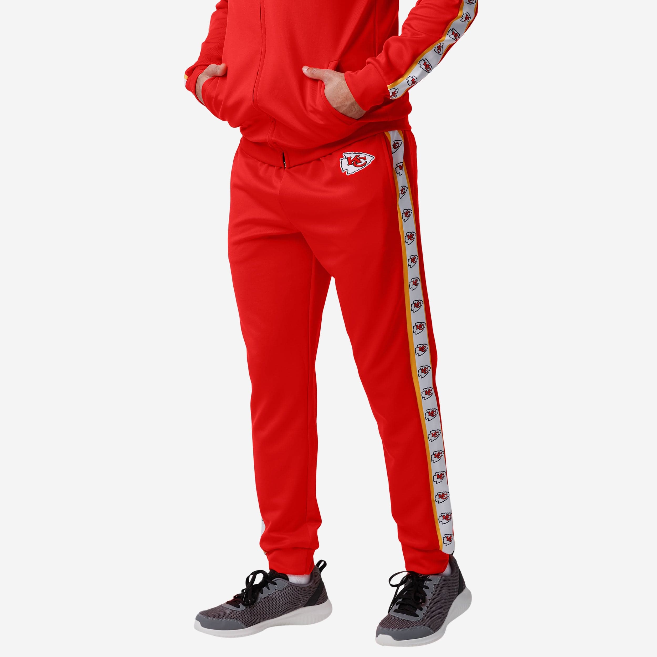 Kansas City Chiefs Pantalon de survêtement à logo rayé