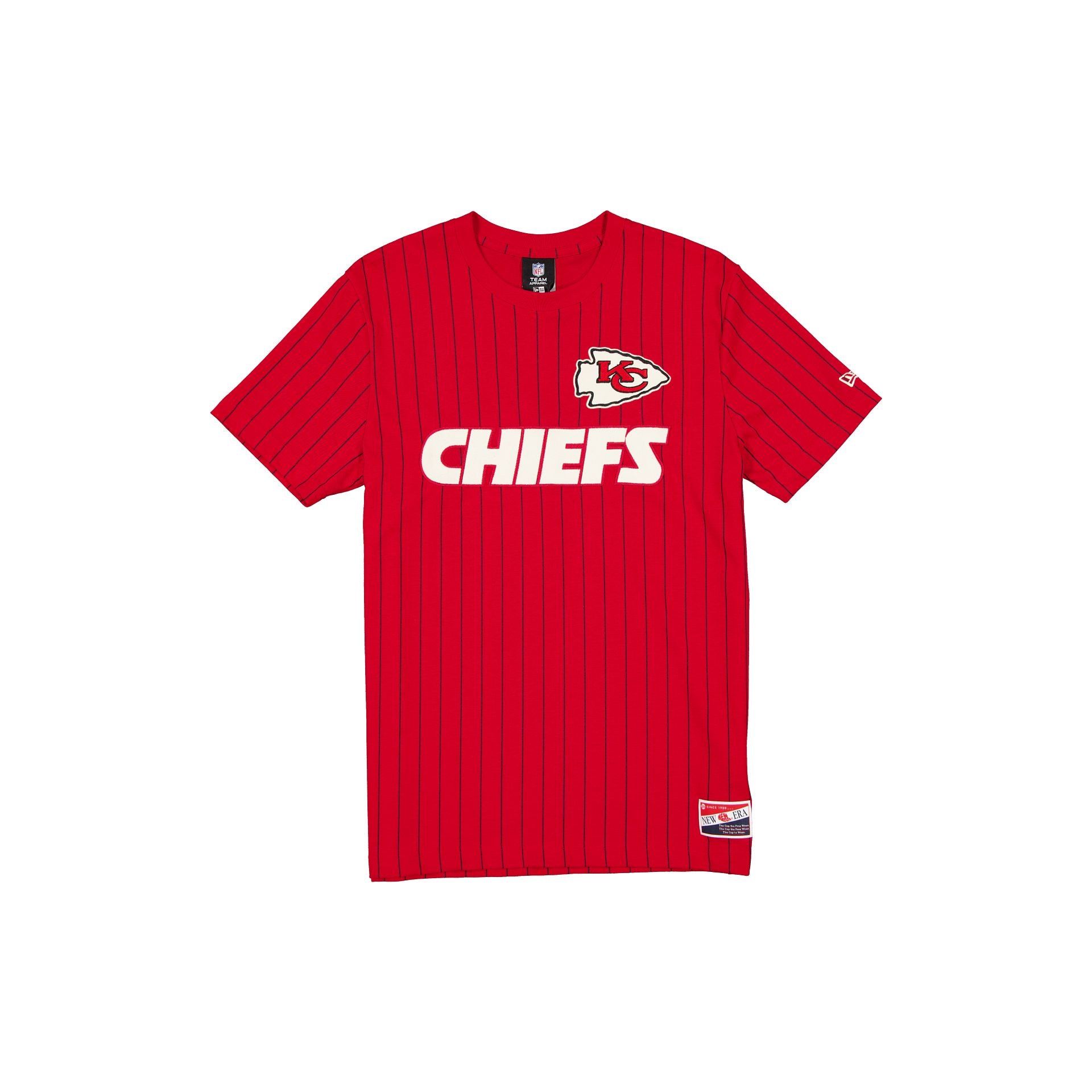Kansas City Chiefs T-shirt rétro à fines rayures