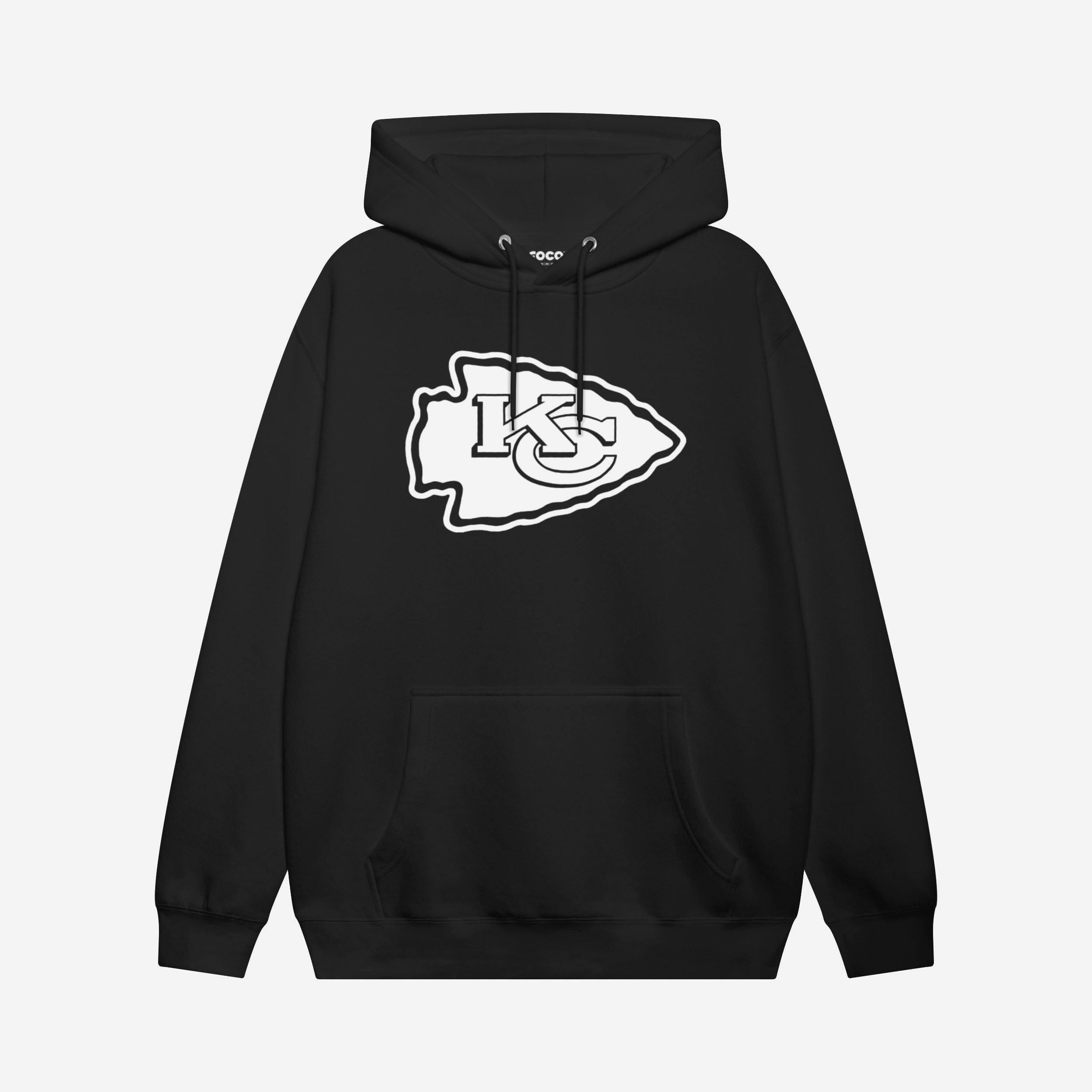 Kansas City Chiefs Sweat à capuche blanc avec logo