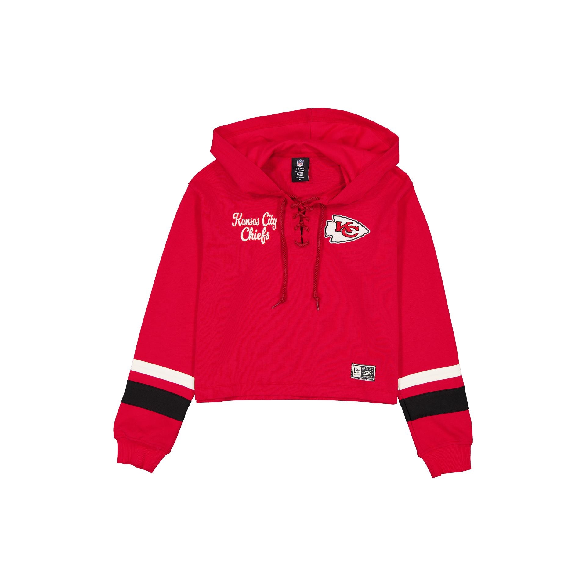 Kansas City Chiefs Sweat à capuche court à nouer pour femme