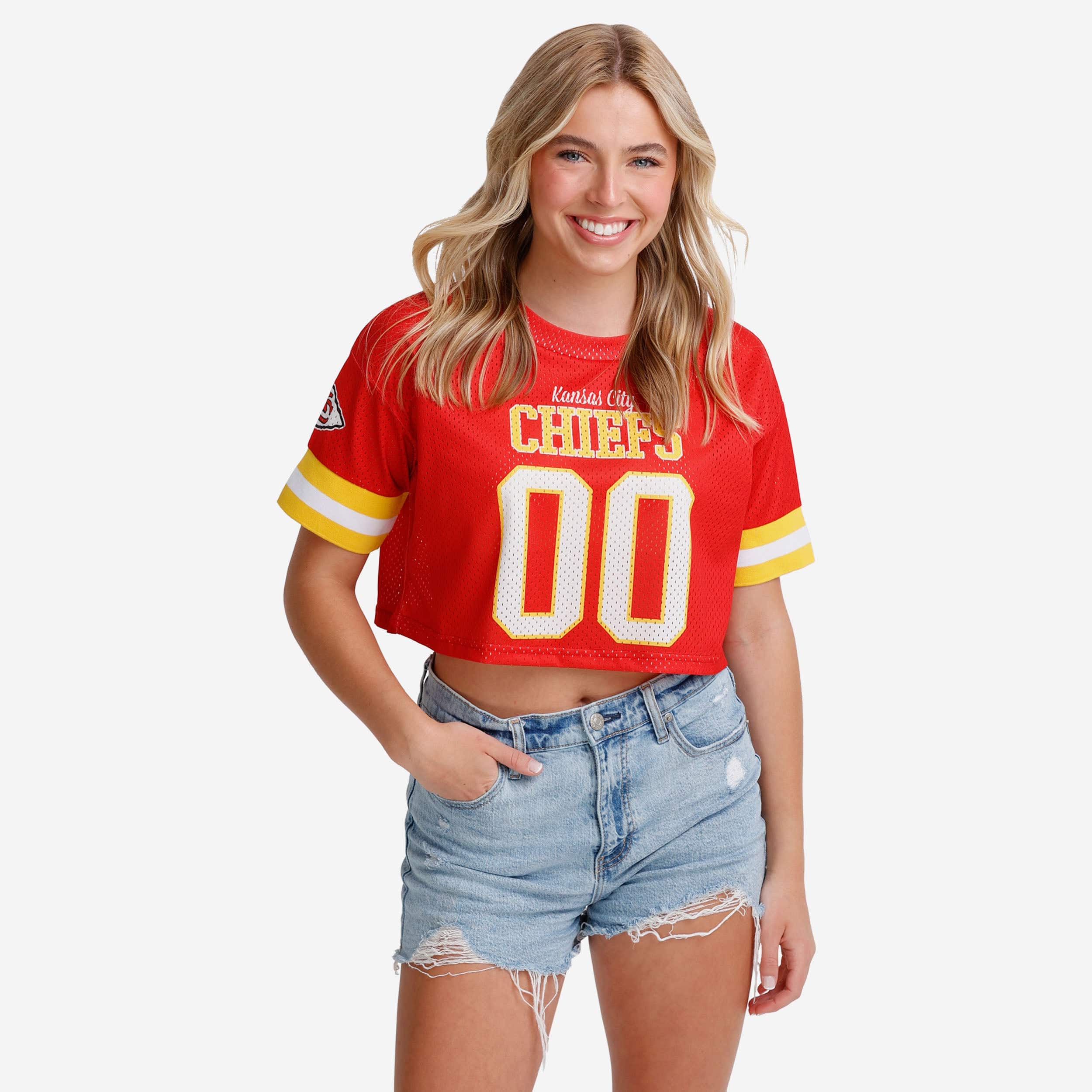 Kansas City Chiefs Haut court en maille Gameday pour femme