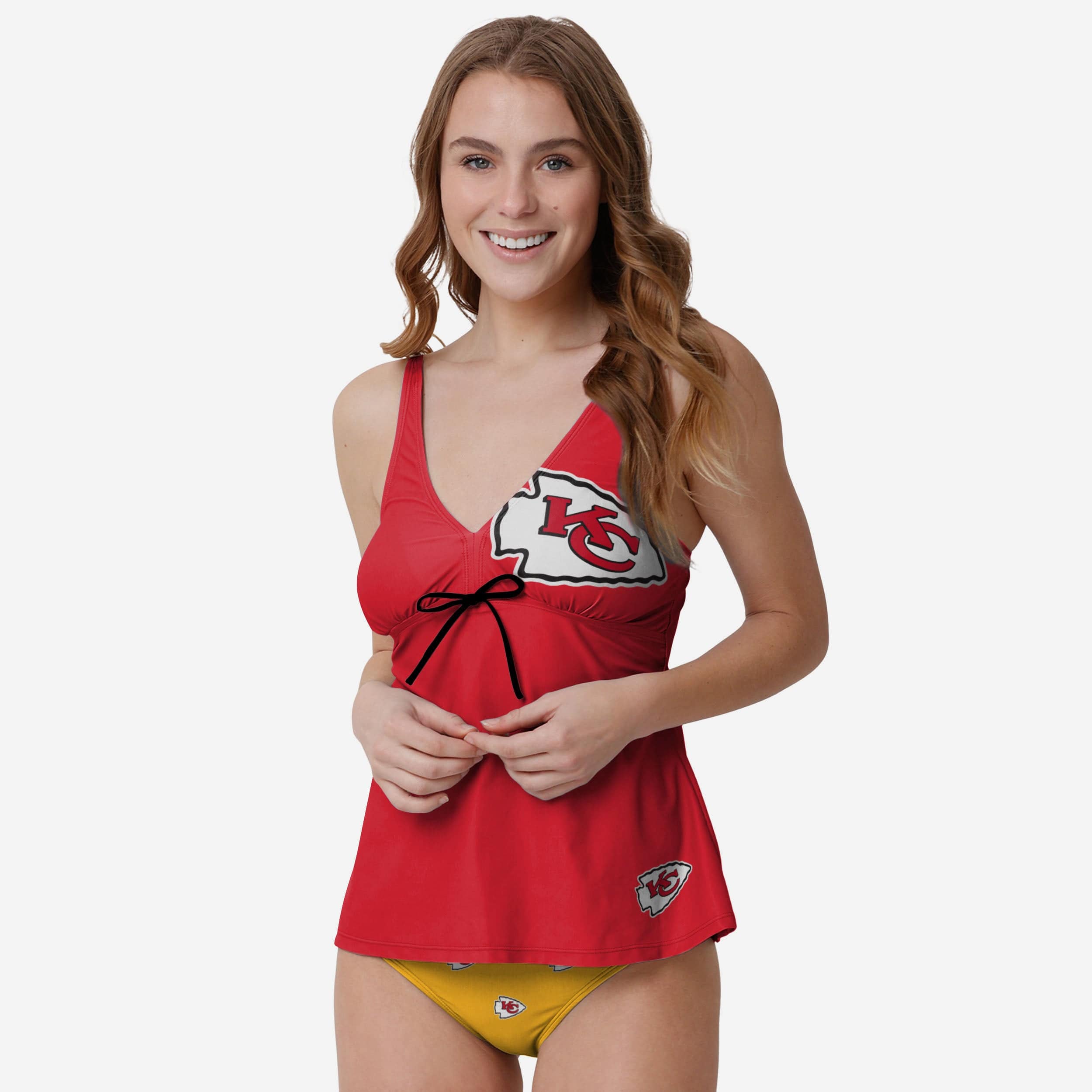 Kansas City Chiefs Tankini uni d'été pour femmes