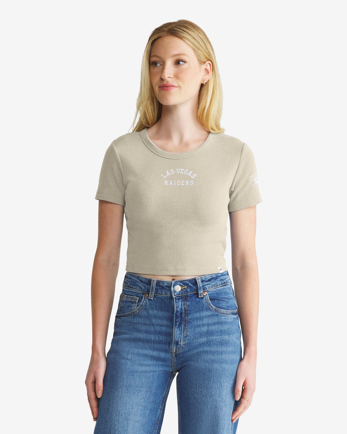 Las Vegas Raiders SPIRITED '47 T-SHIRT BABY RIB POUR FEMME