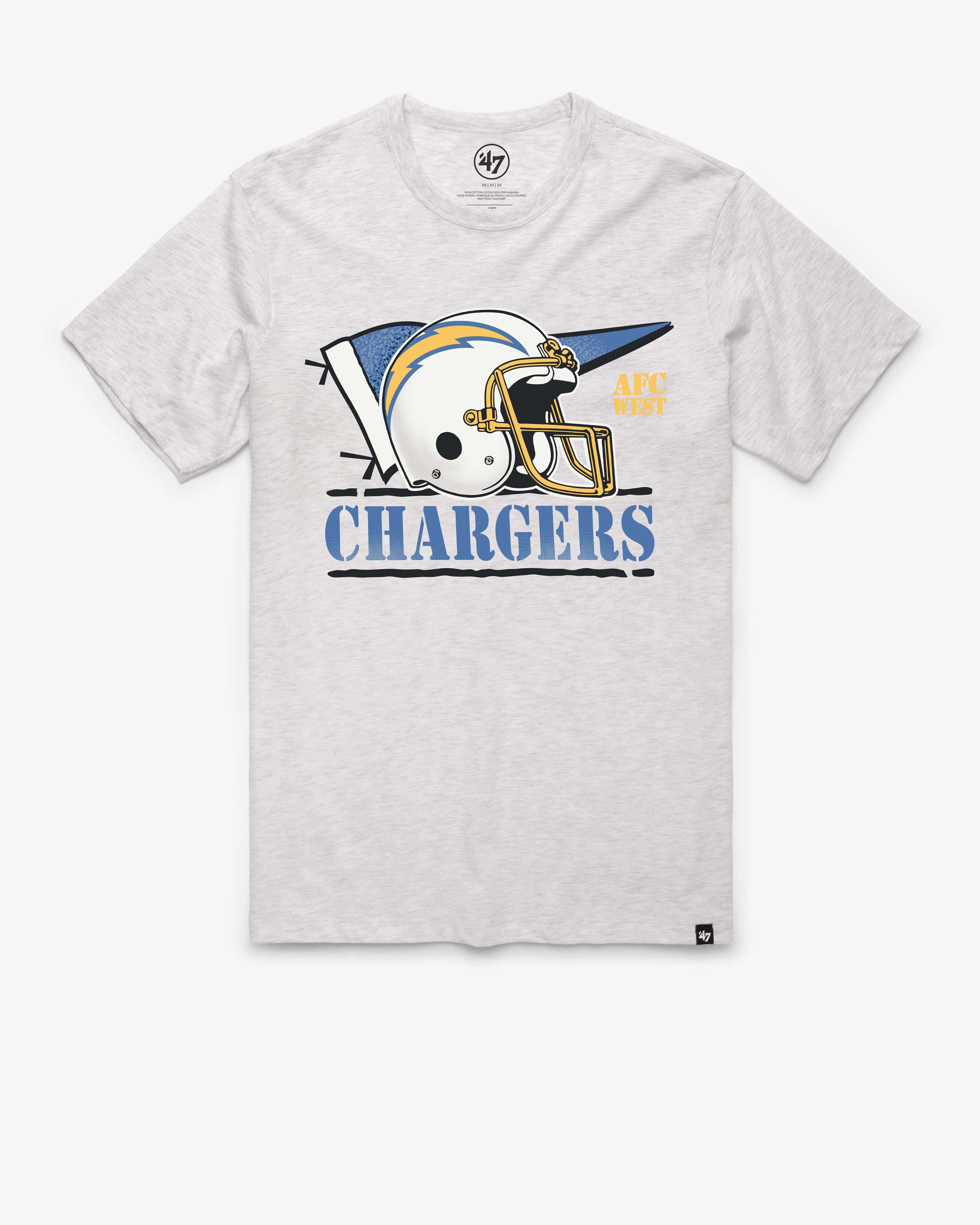 Los Angeles Chargers CHAMP DE MOUVEMENT HISTORIQUE '47 FRANKLIN TEE