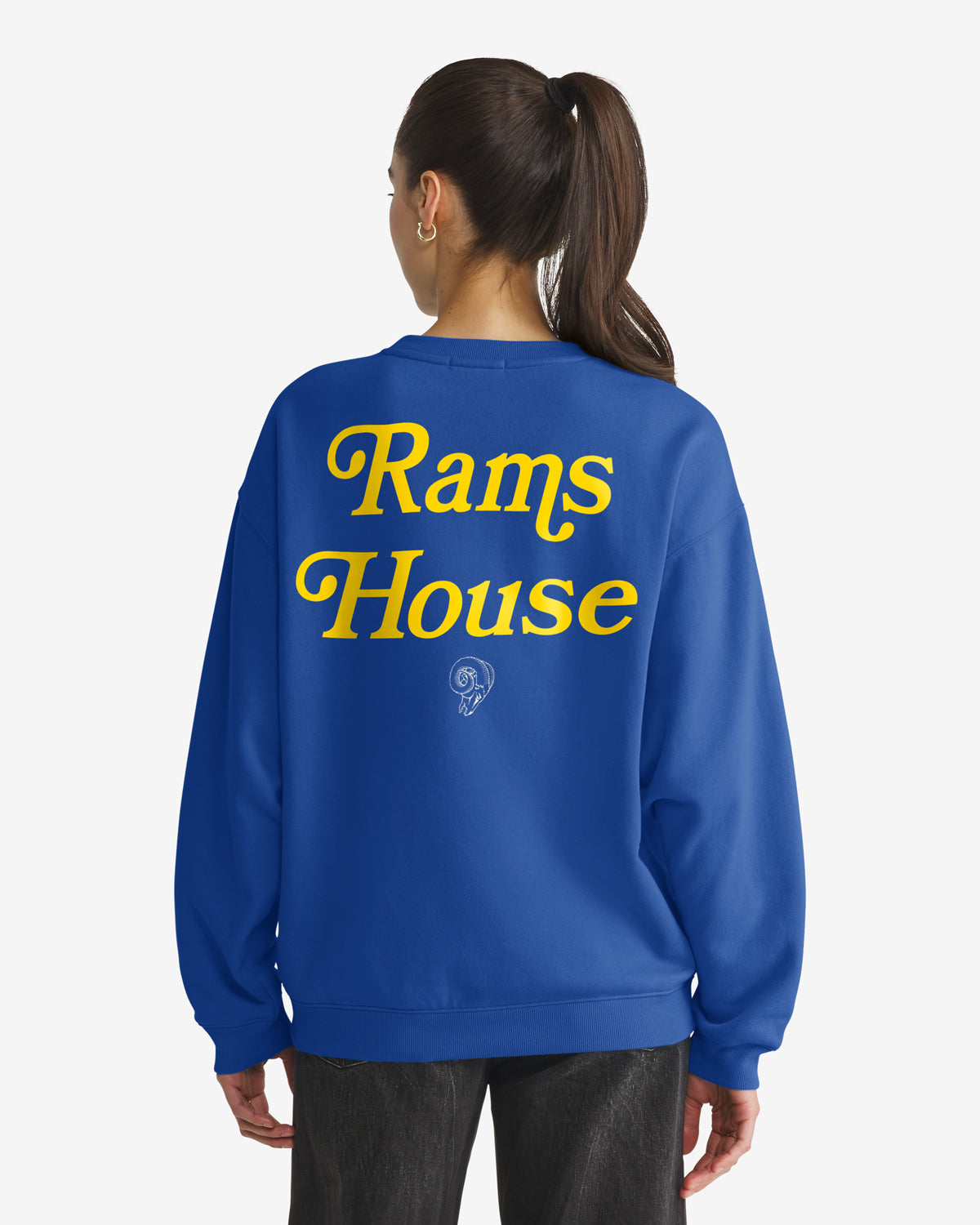 Los Angeles Rams HISTORIQUE SHOUT IT OUT '47 OVERSIZED CREW FEMME