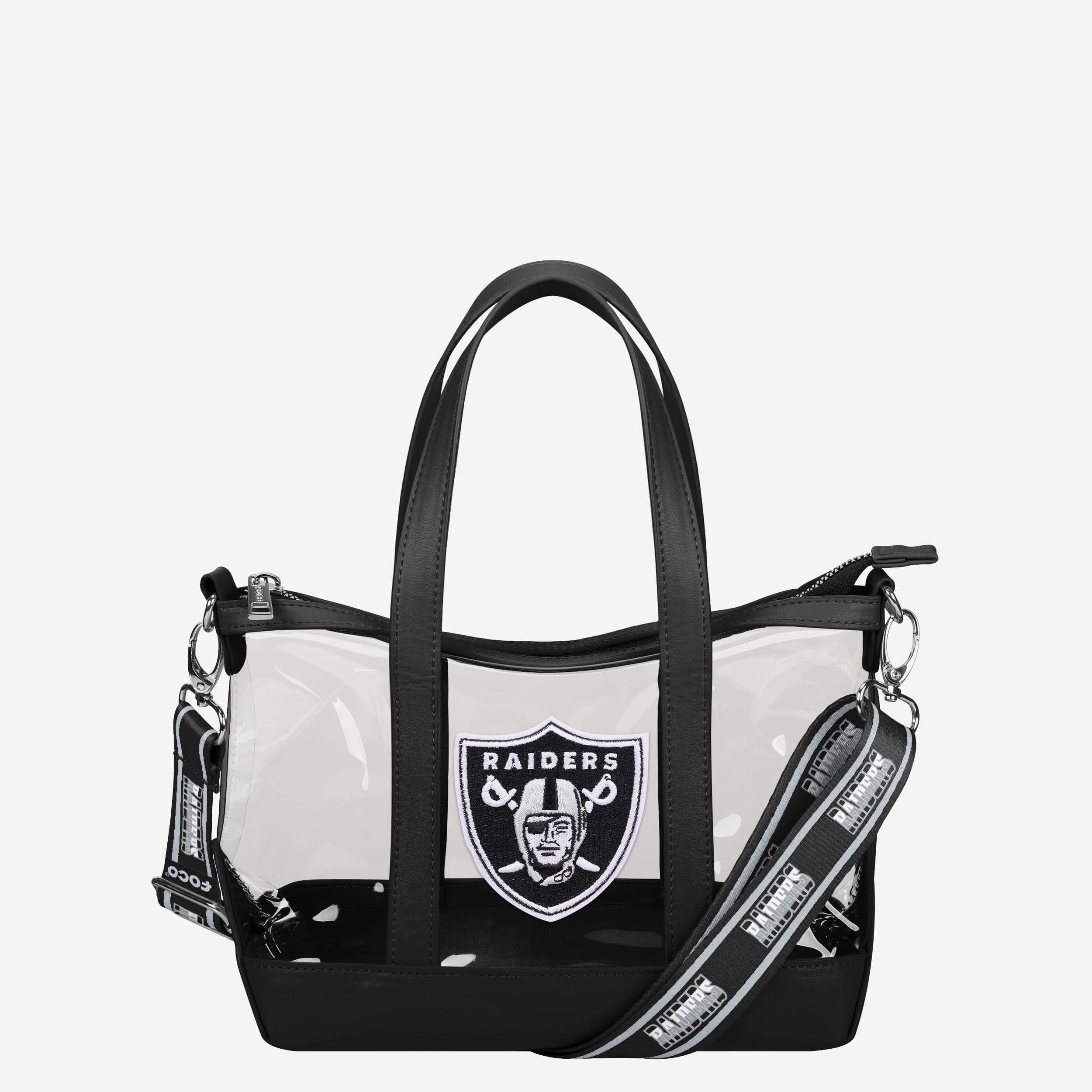 Las Vegas Raiders Mini sac fourre-tout transparent à bandoulière