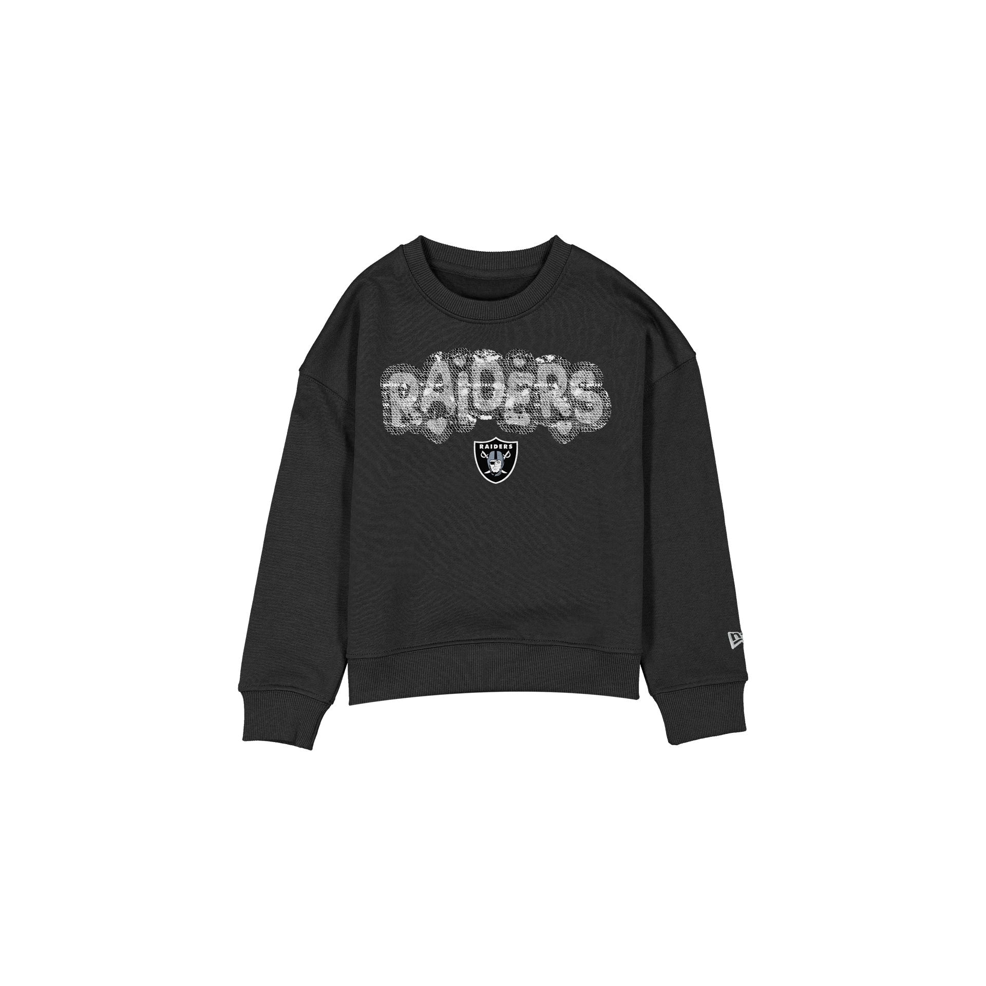 Las Vegas Raiders Col rond à paillettes pour filles