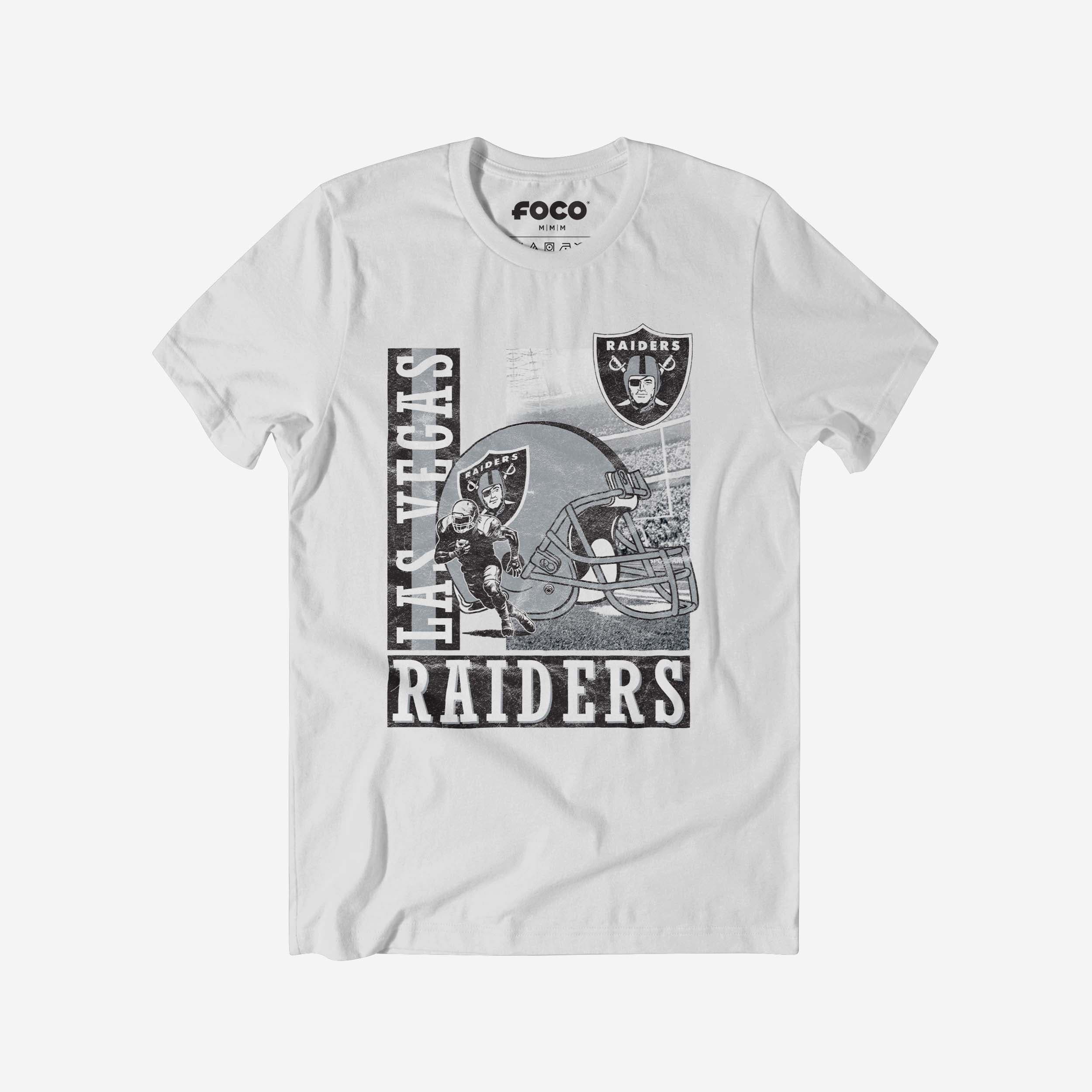 T-shirt Las Vegas Raiders avec casque Dash