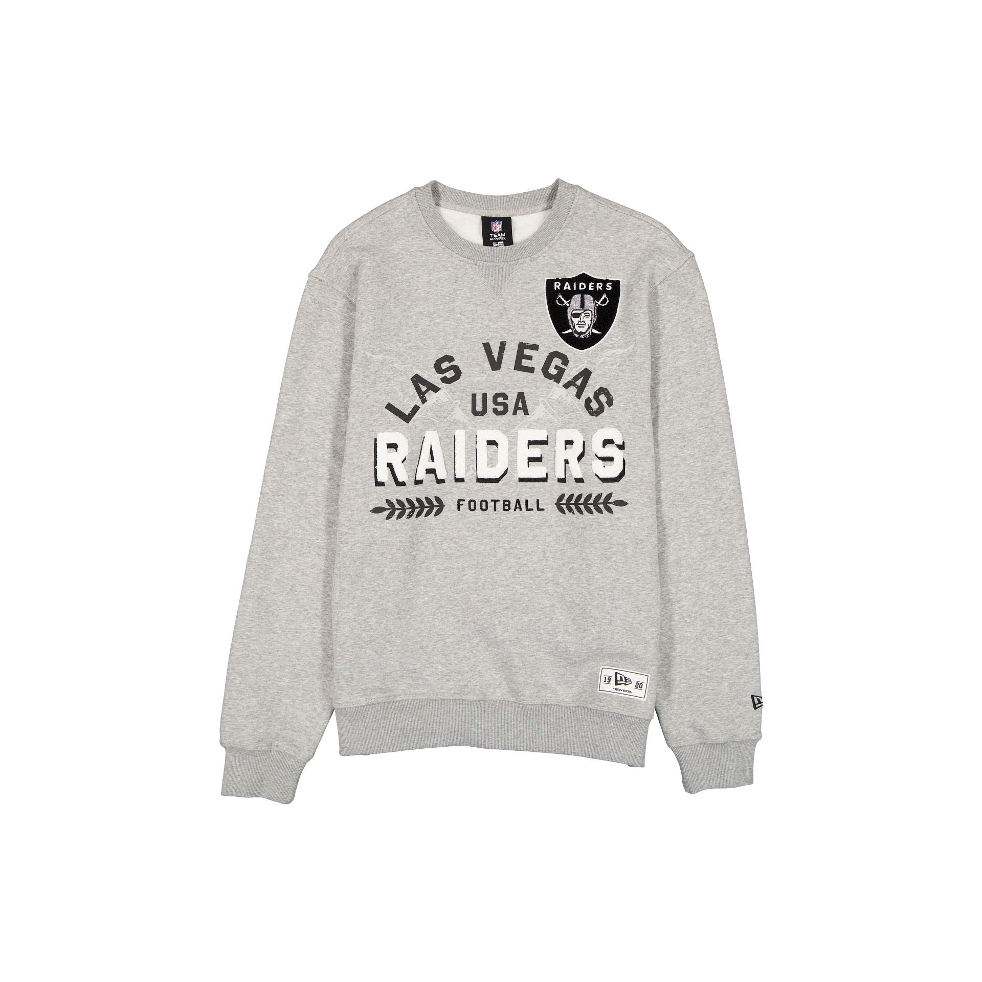 Las Vegas Raiders Col rond gris chiné Laurel
