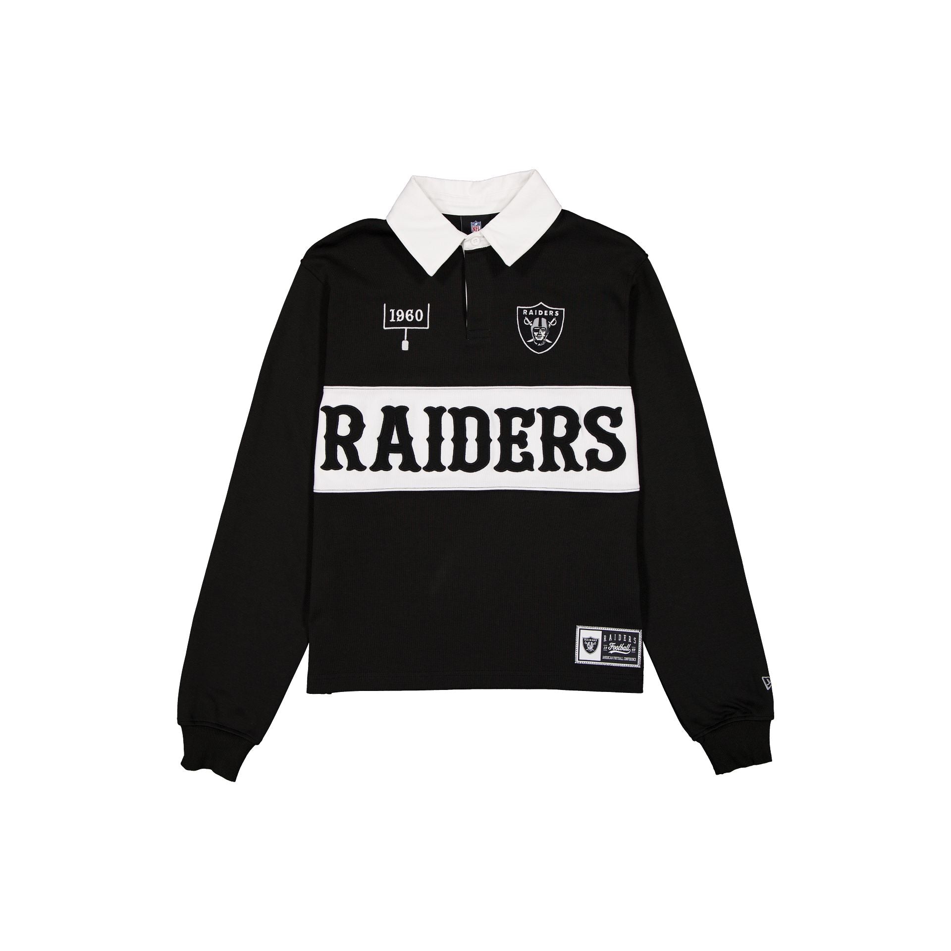 Las Vegas Raiders T-shirt de rugby à manches longues