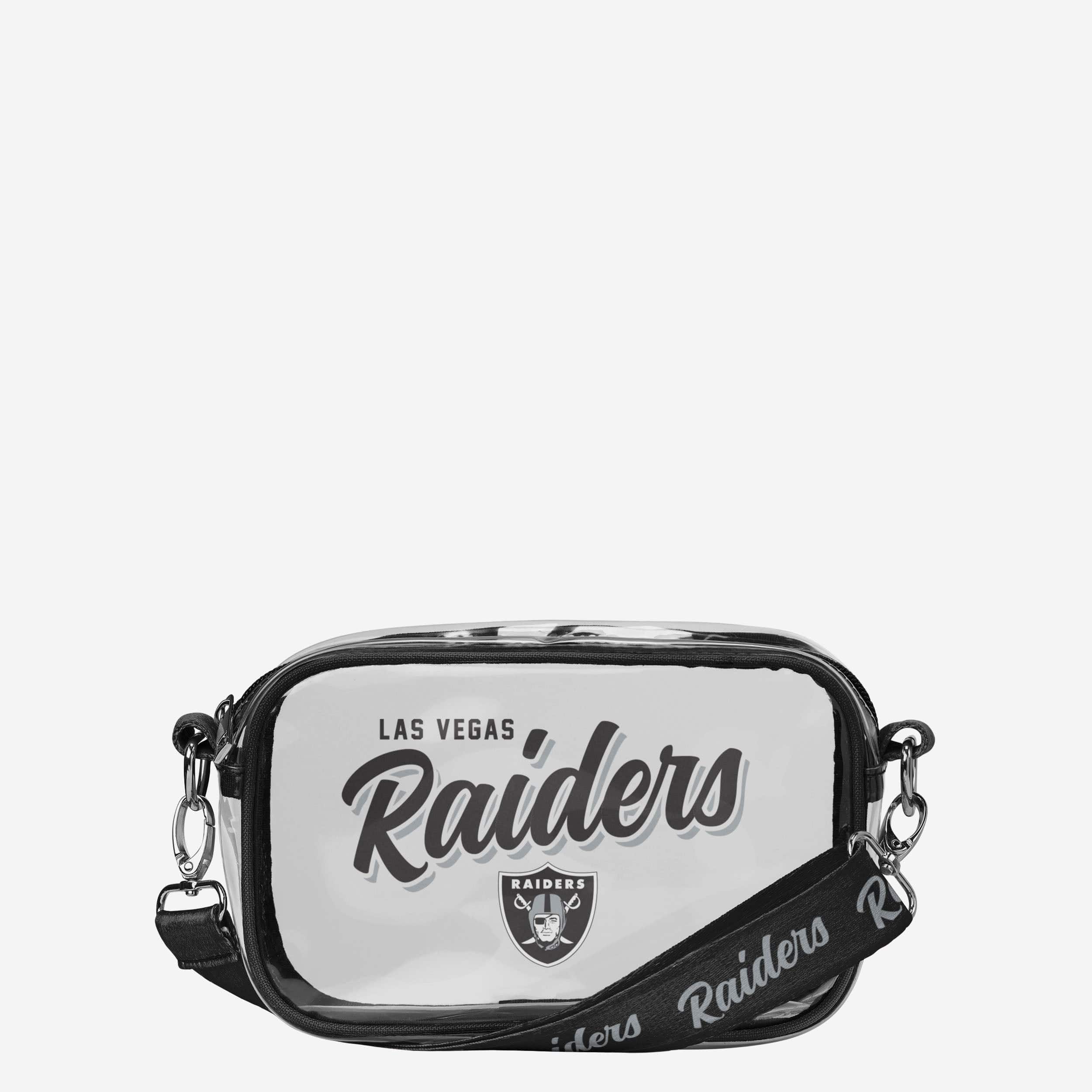 Las Vegas Raiders Sac à bandoulière transparent Monty Script