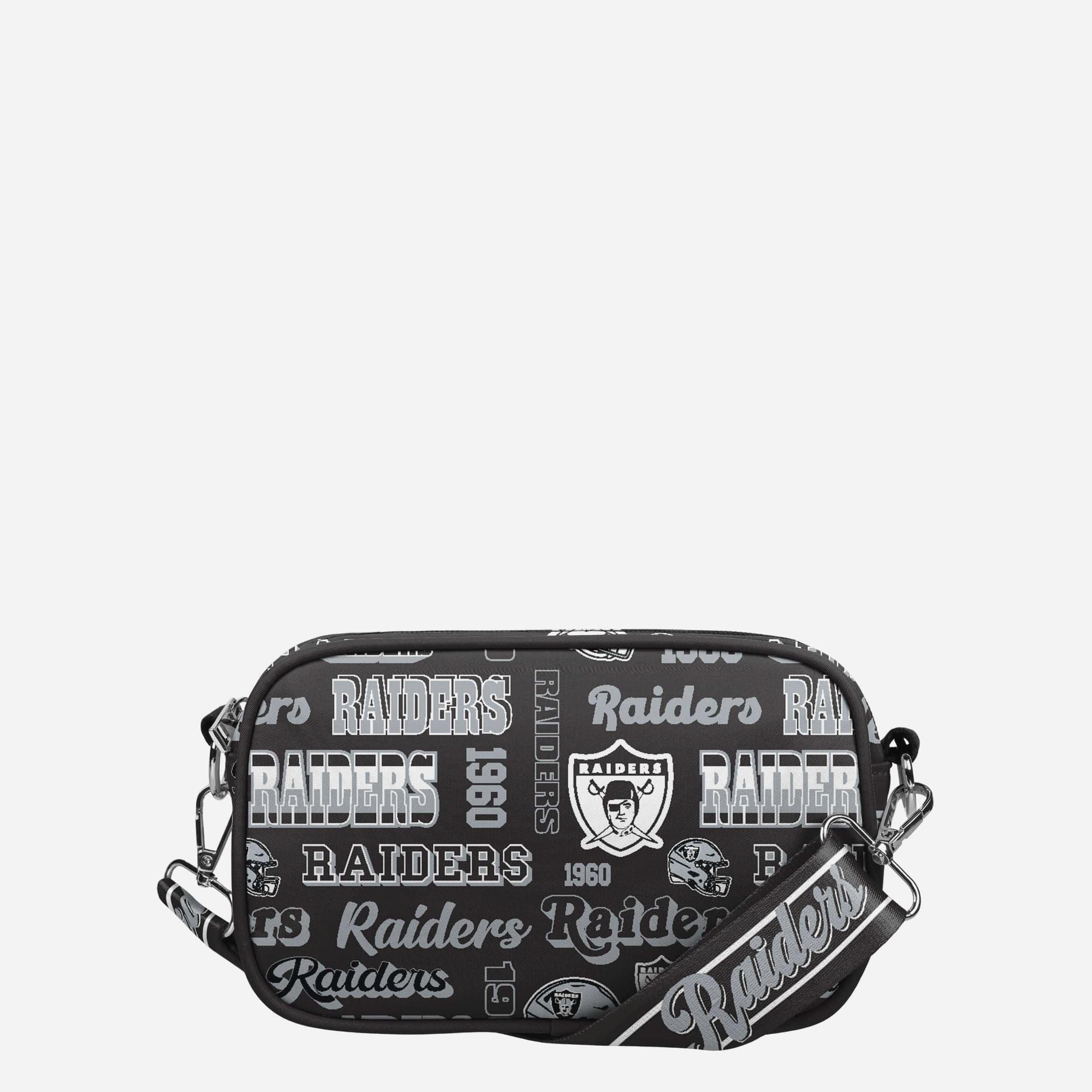 Las Vegas Raiders Répéter Sac à bandoulière en nylon imprimé rétro