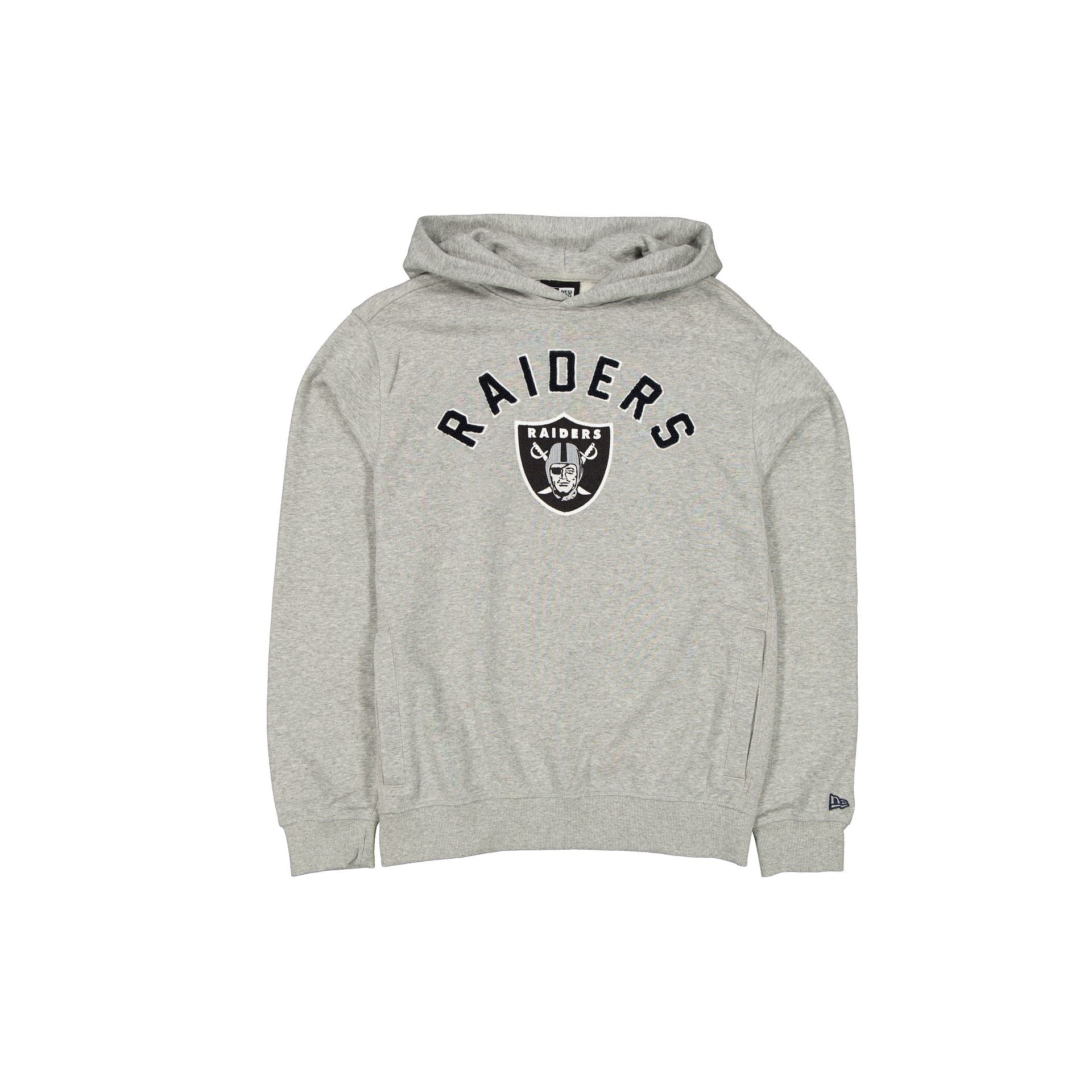 Las Vegas Raiders Sport Night Sweat à capuche gris chiné