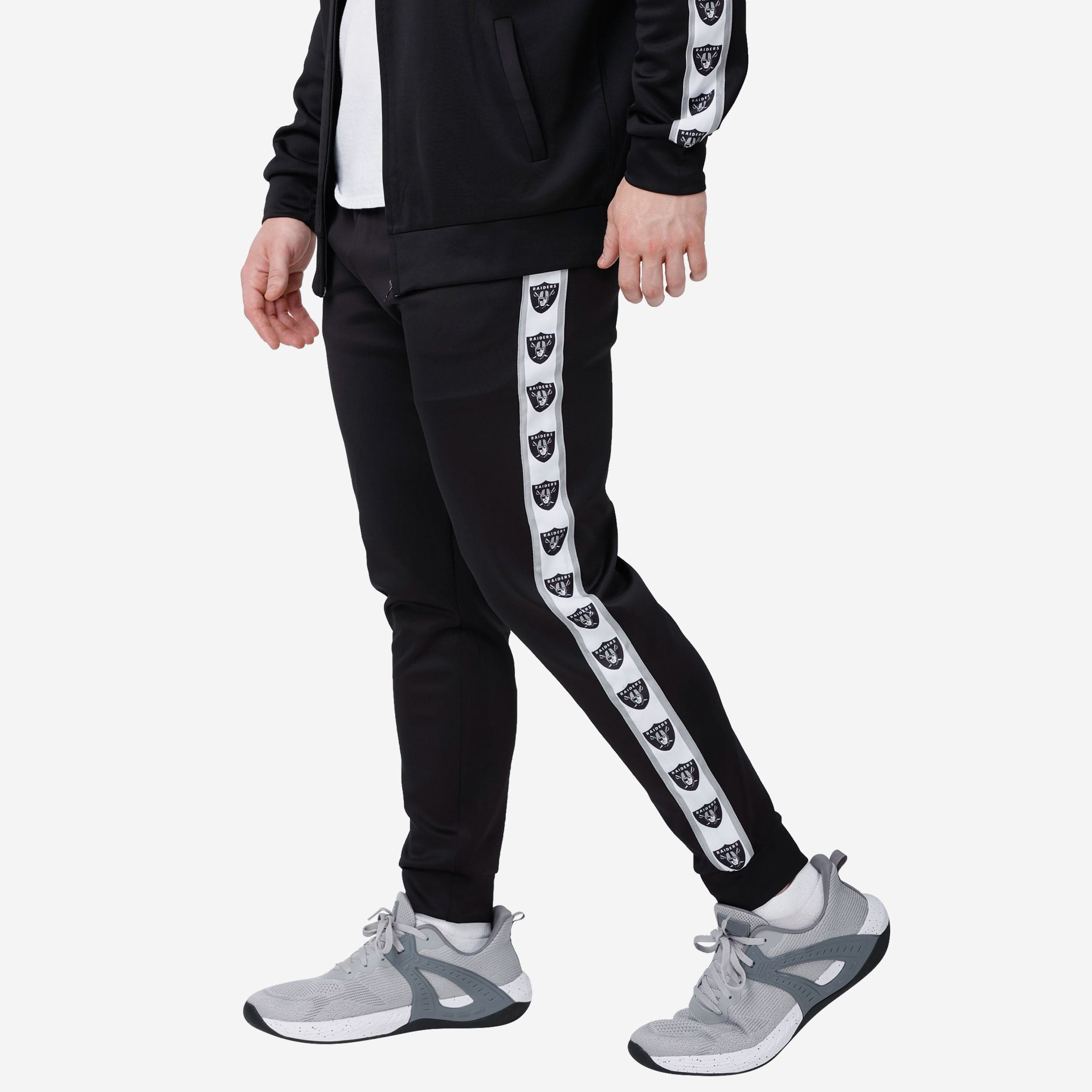 Las Vegas Raiders Pantalon de survêtement à logo rayé