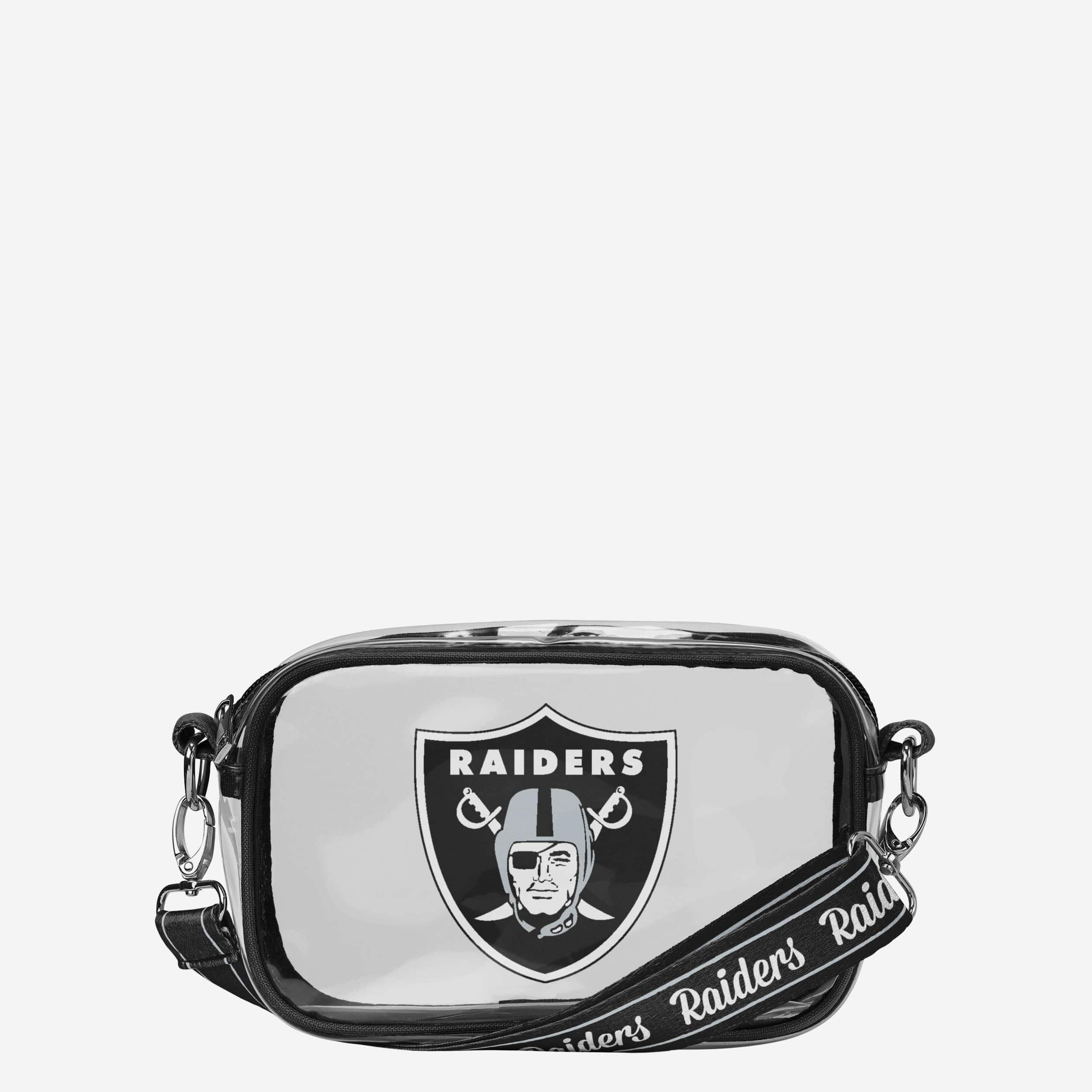 Sac à bandoulière transparent Las Vegas Raiders Team Stripe